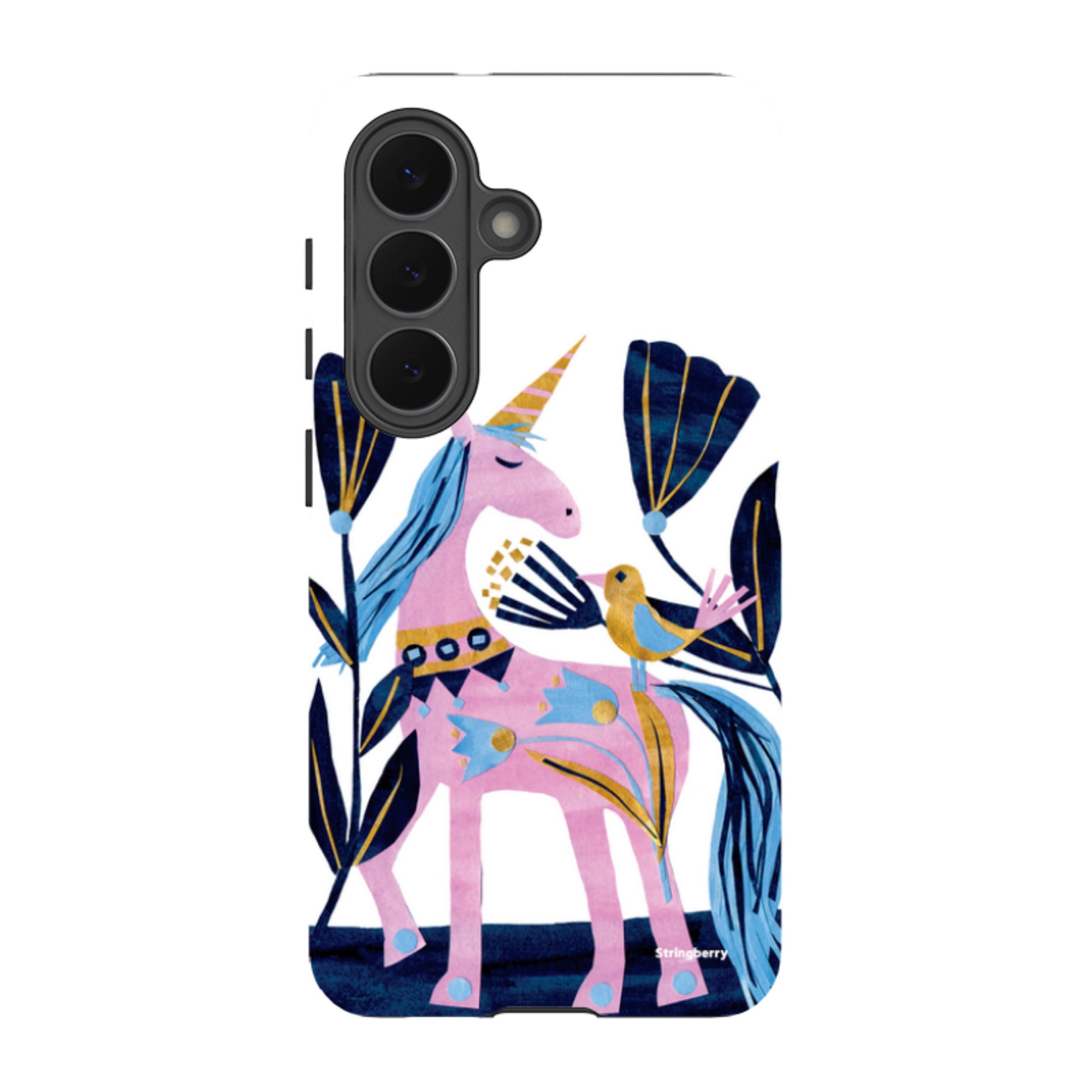 Samsung Tough Case - Lilac Unicorn By Tracey English