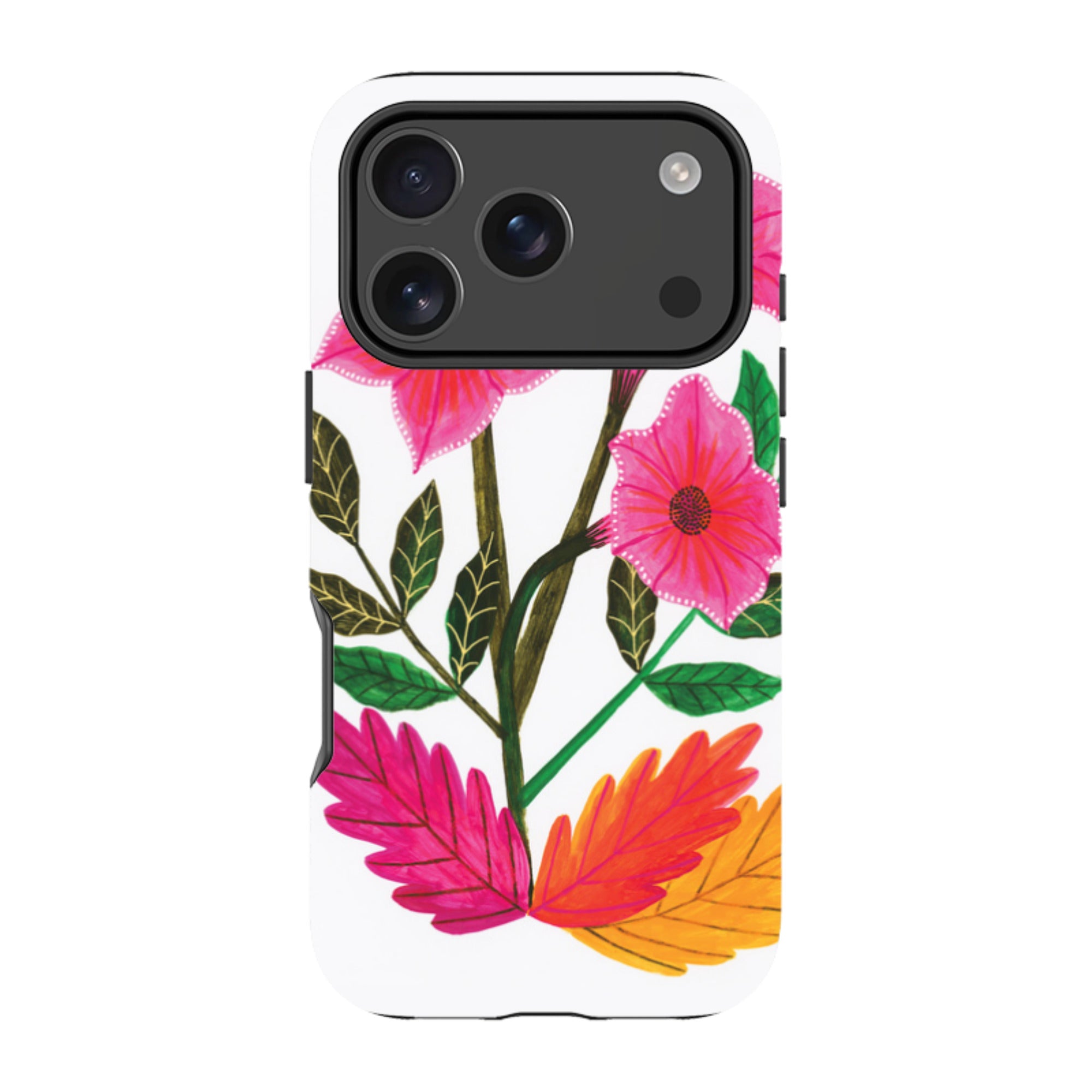 iPhone Tough Case - Trumpet Flowers By Lee Foster Wilson