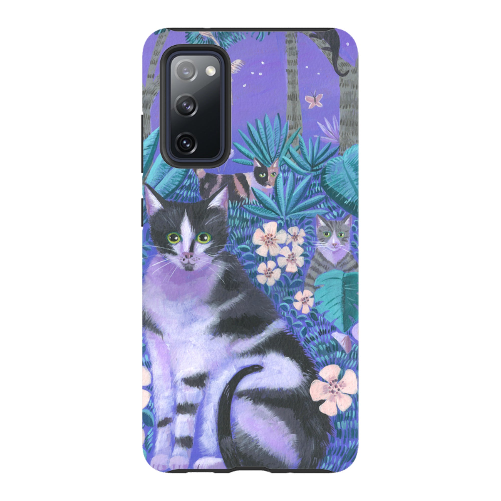 Samsung Tough Case - Night Cats 2 By Mary Stubberfield