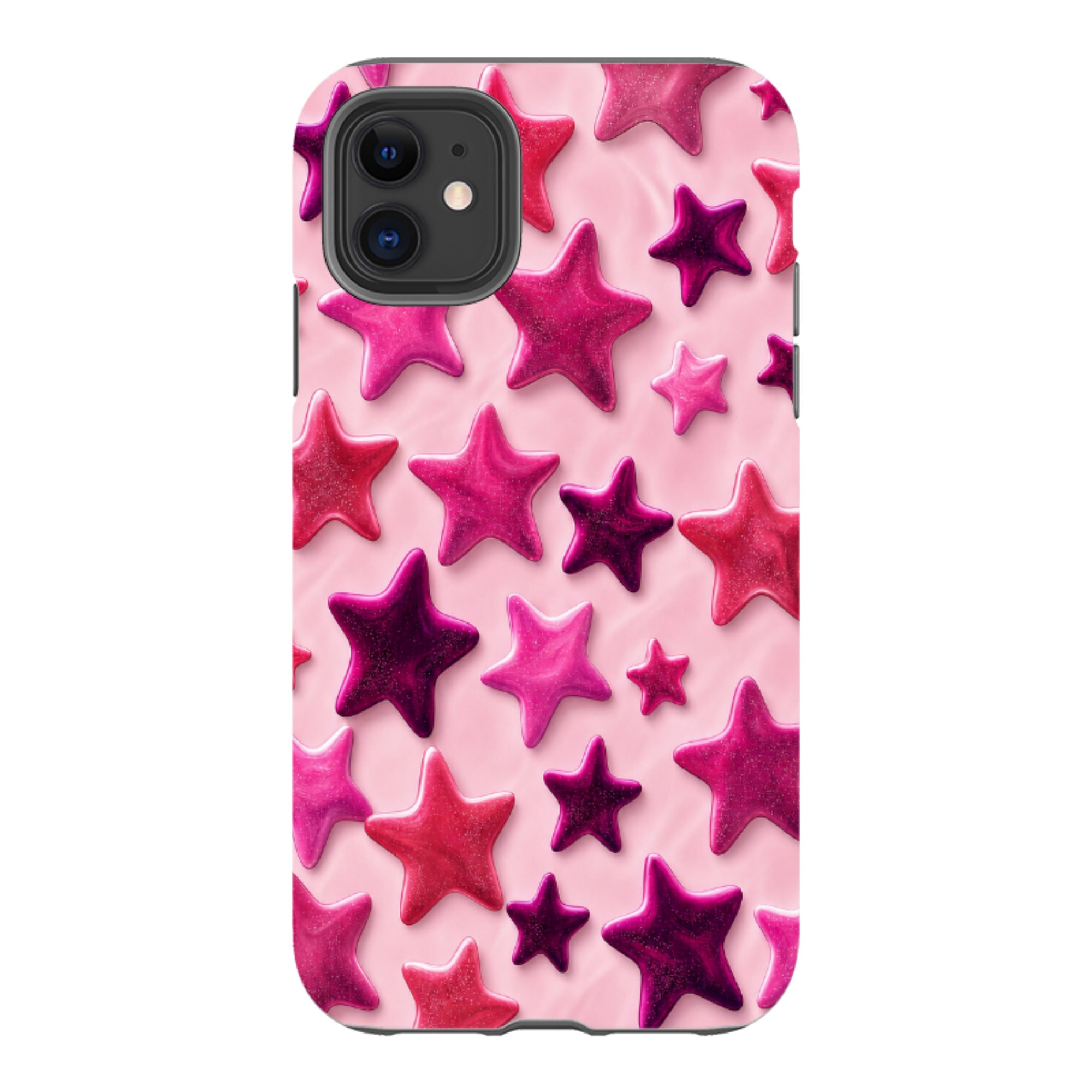 iPhone Tough Case - Fuchsia Star