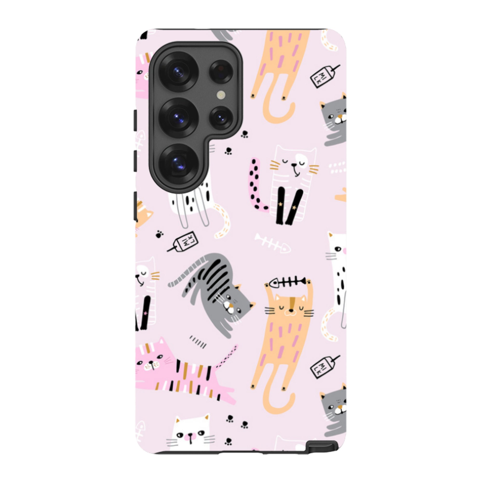 Samsung Tough Case - Cat And Bone Pink