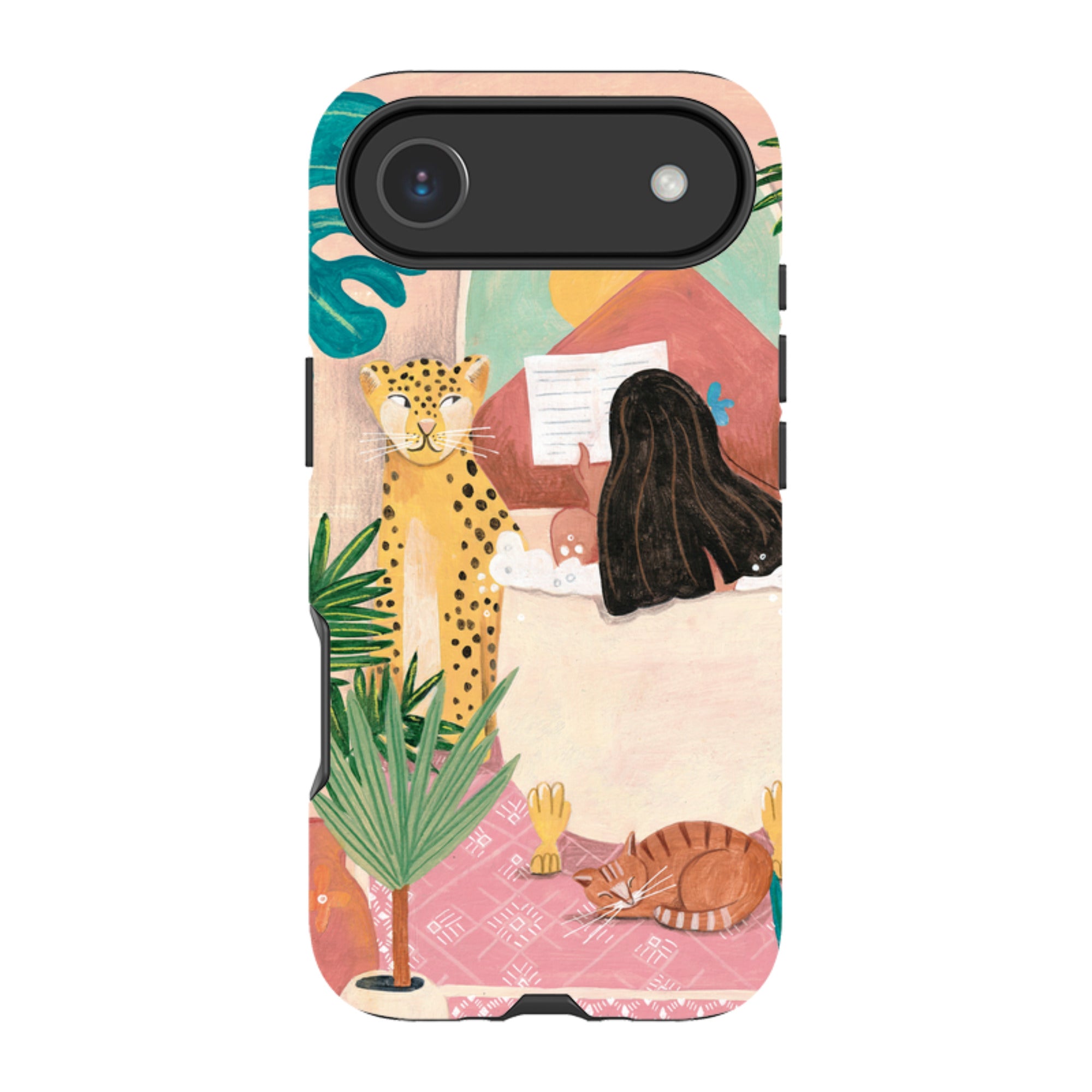 iPhone Tough Case - Bath Time By Caroline Bonne Muller