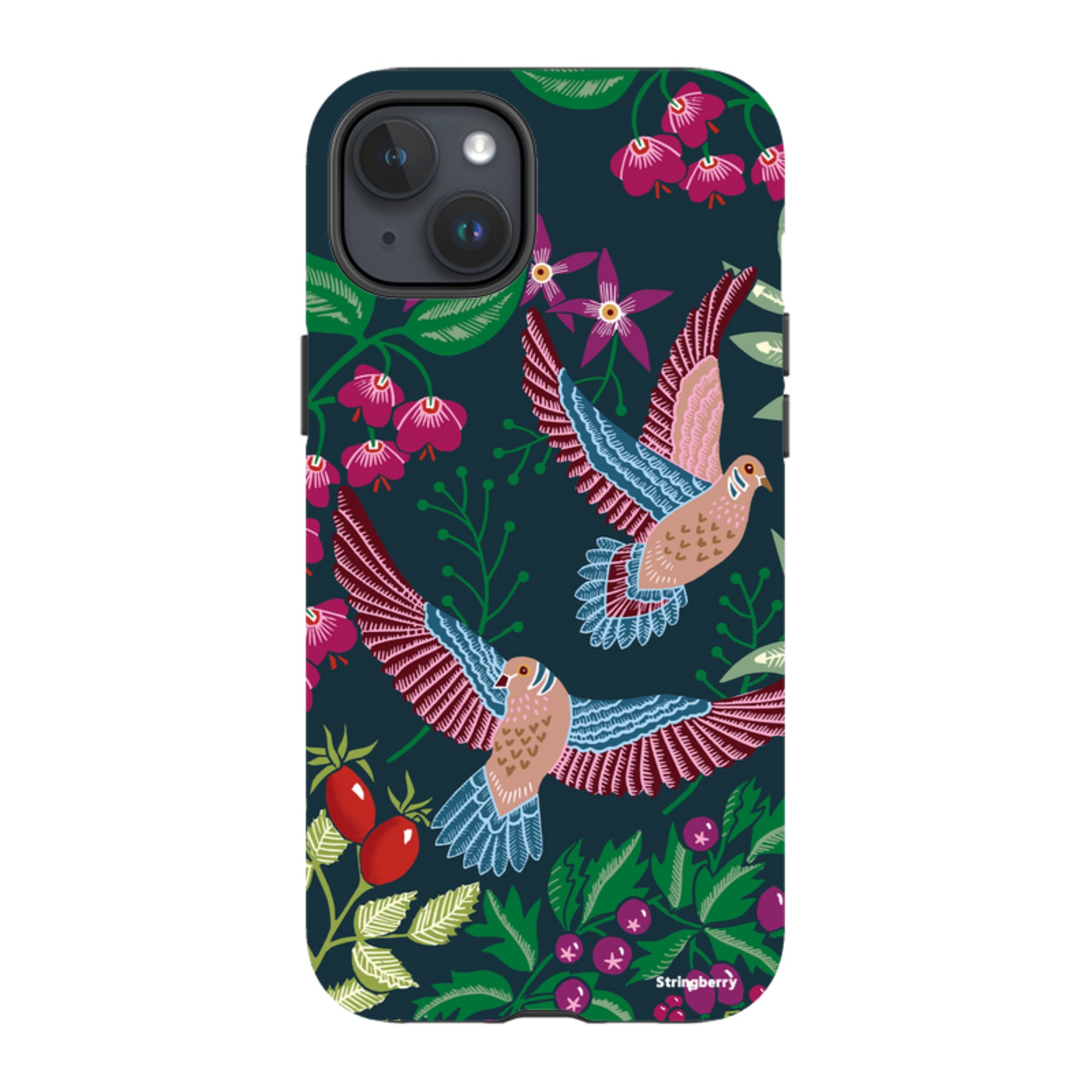 iPhone Tough Case - Two Turtle Doves By Kate Heiss