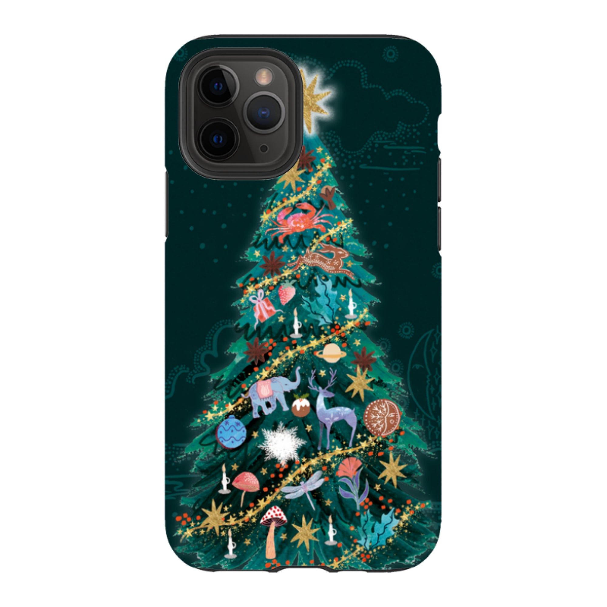 iPhone Tough Case - Kitsch Tree By Emma Frances Grant