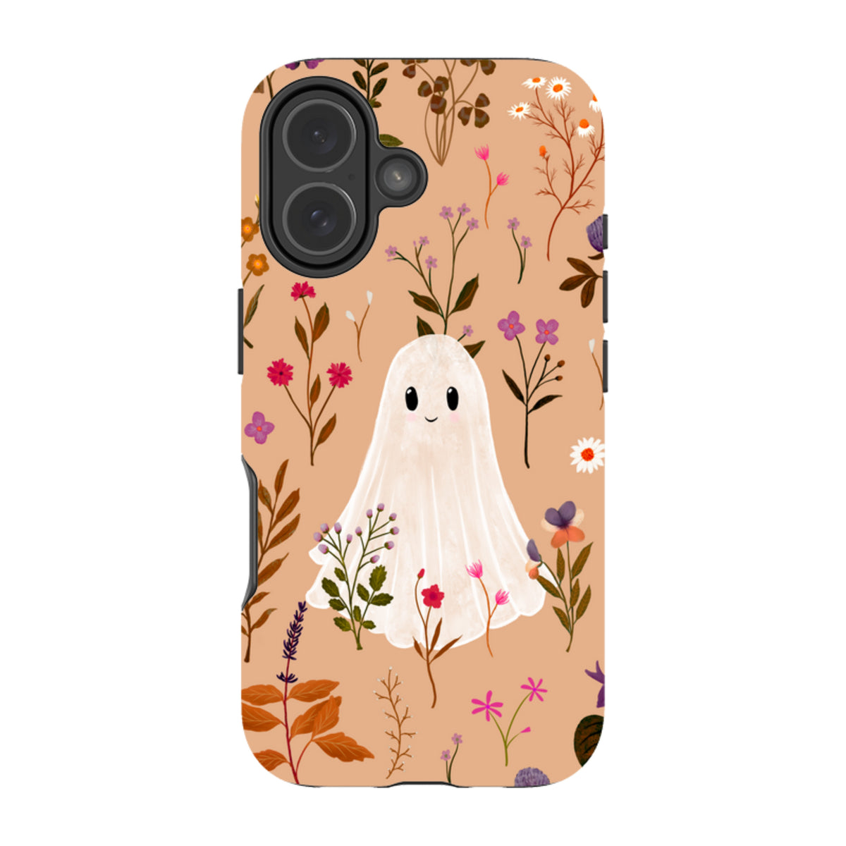 iPhone Tough Case - Ghost in the Garden - Cider Clay Multi By Katherine Quinn