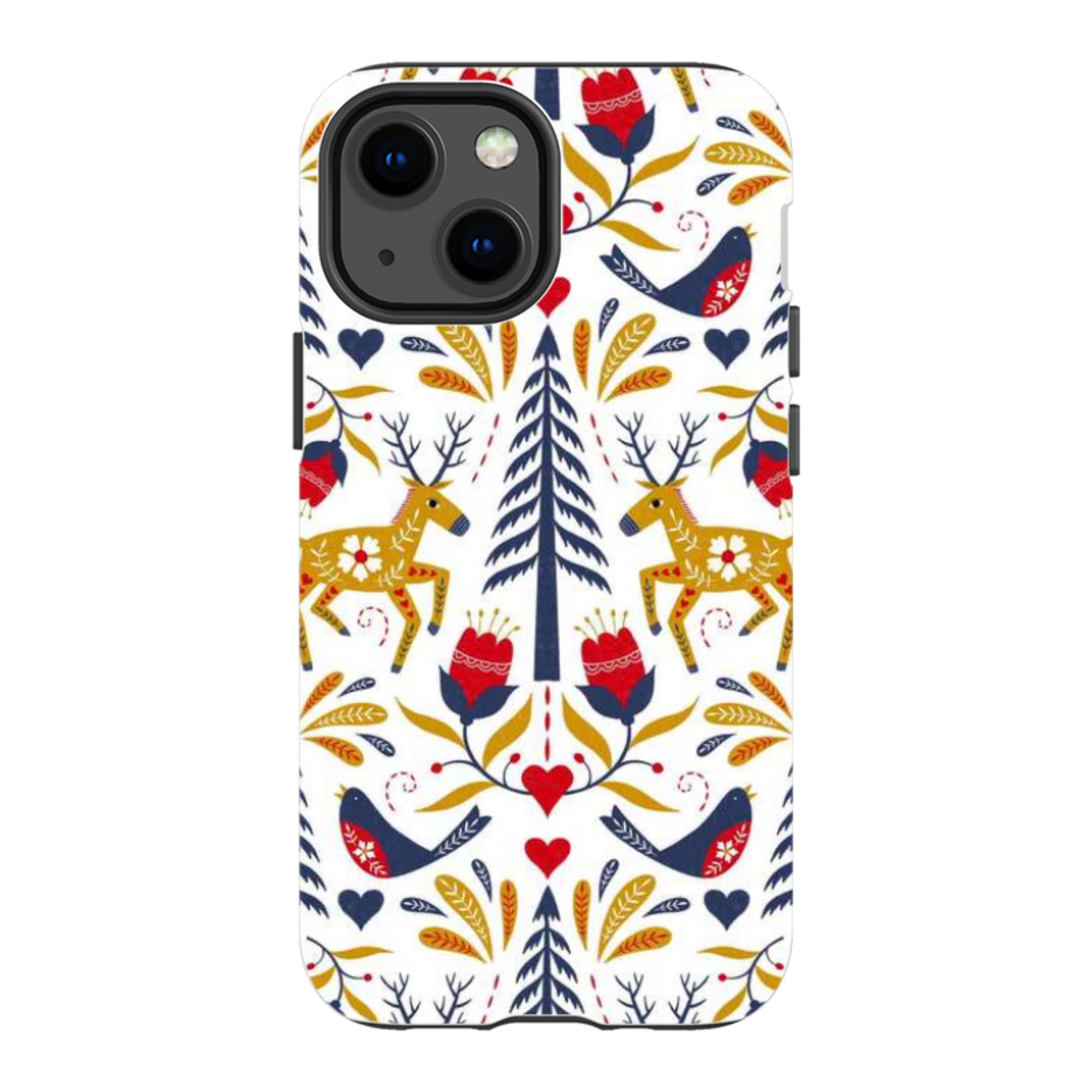 iPhone Tough Case - Xmas Pattern II By Suzy Taylor