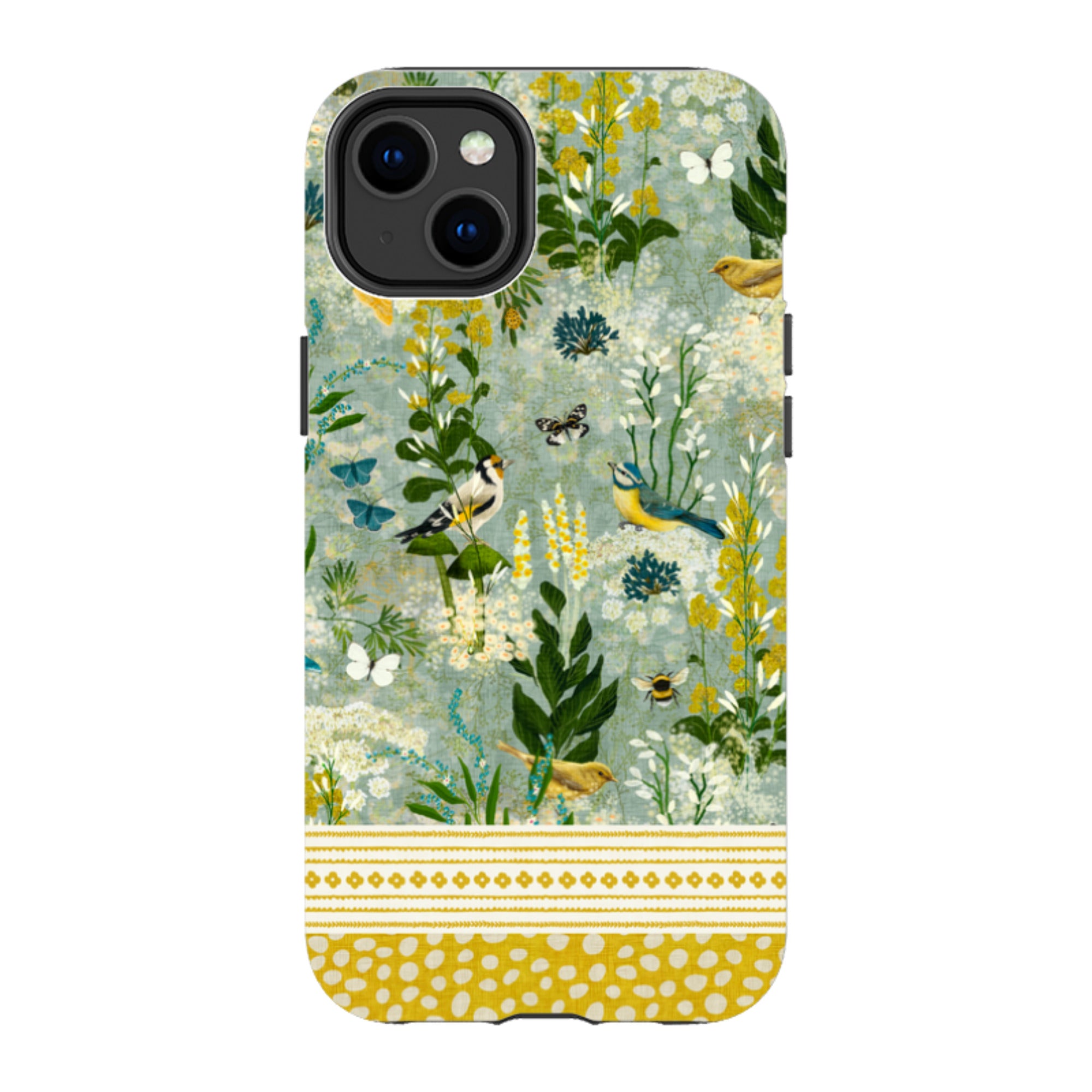 iPhone Tough Case - Song Bird Garden 2 By Katherine Quinn