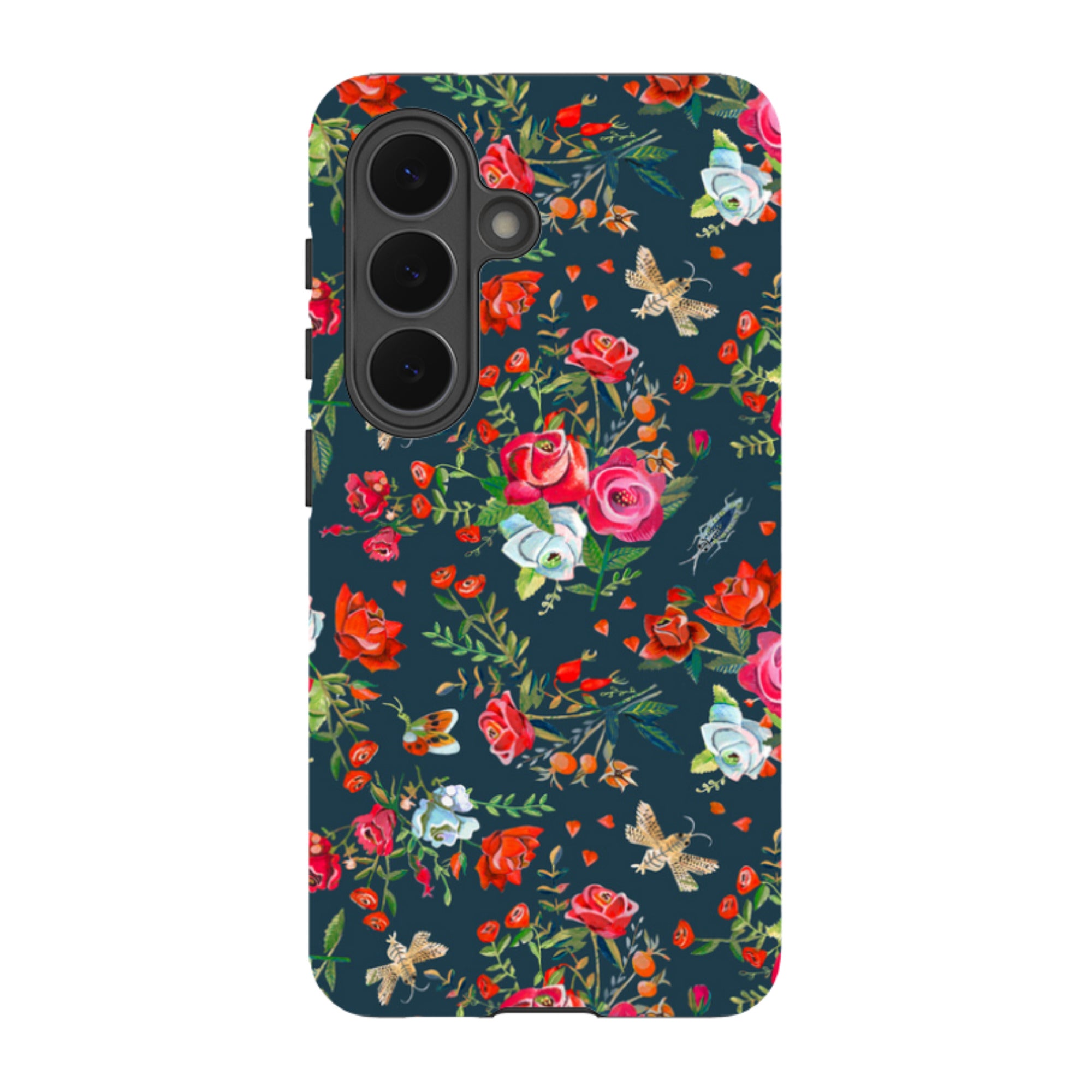 Samsung Tough Case - Blue Roses By Caroline Bonne Muller