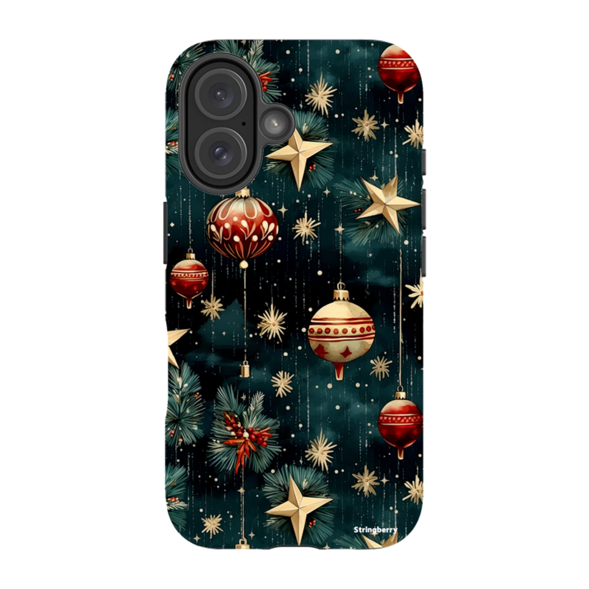 iPhone Tough Case - Christmas Baubles III