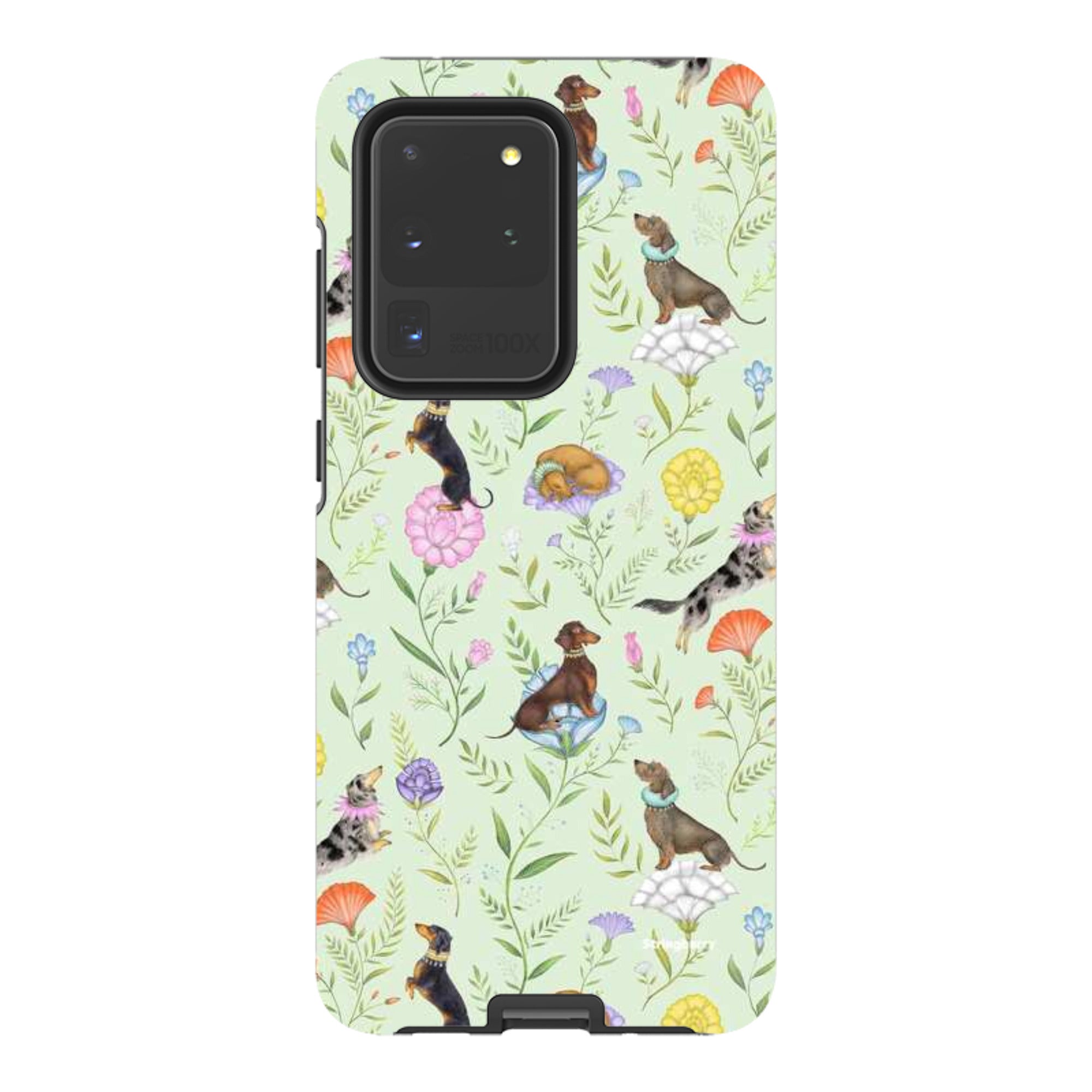 Samsung Tough Case - Doxy Day Afternoon Pistachio By Catherine Rowe