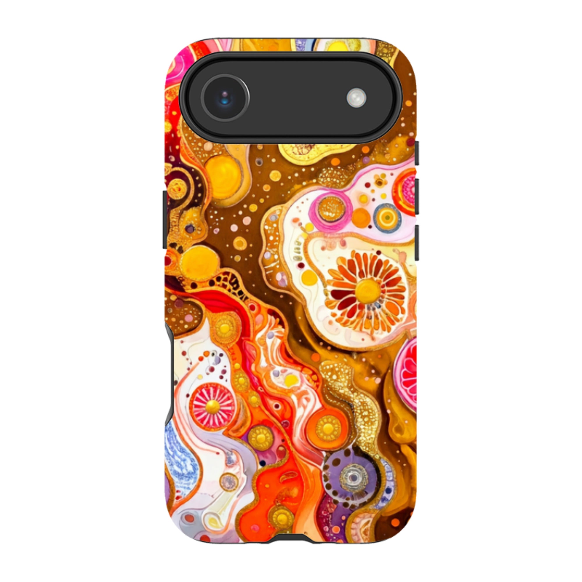 iPhone MagSafe Tough Case - Fire Marble