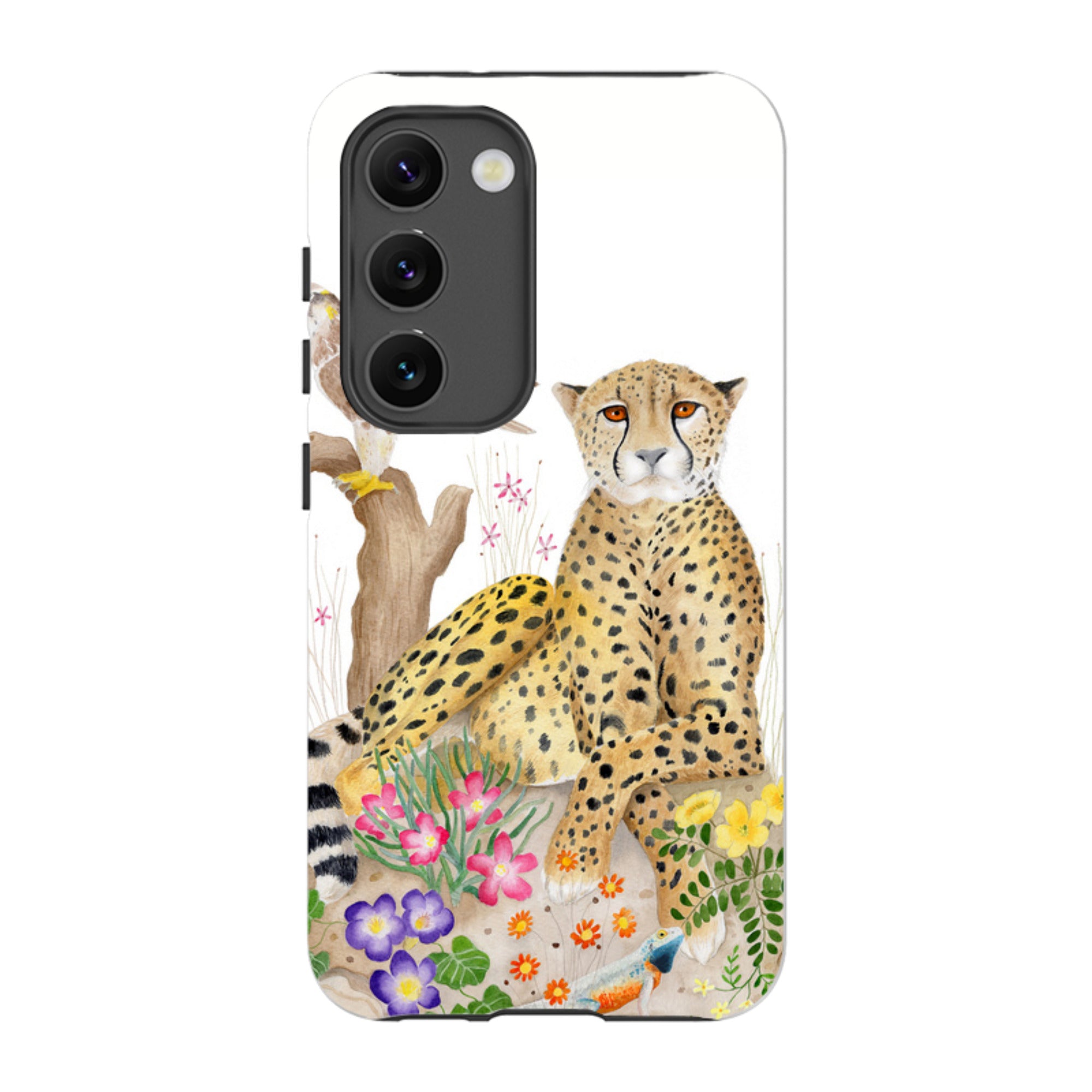 Samsung Tough Case - Botswana Cheetah By Bex Parkin
