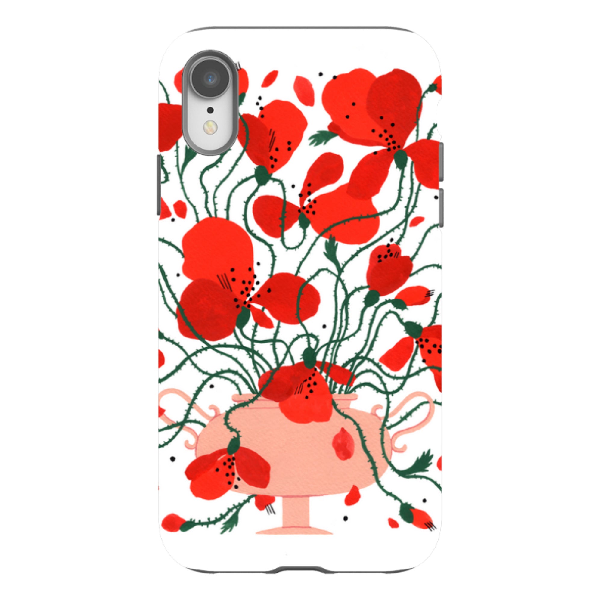 iPhone Tough Case - Poppies By Madalina Andronic