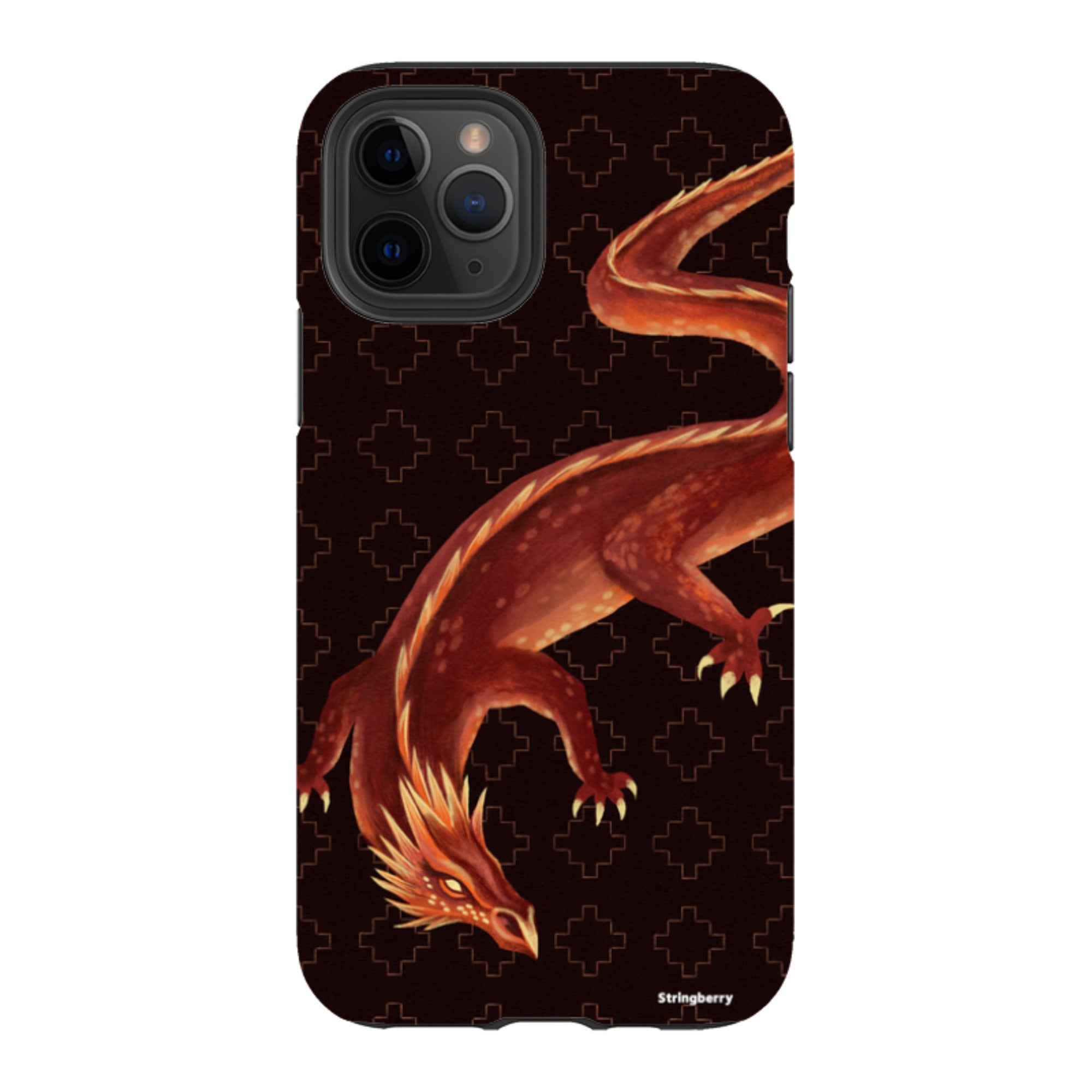 iPhone Tough Case - Beowulf Dragon By Anna Stead