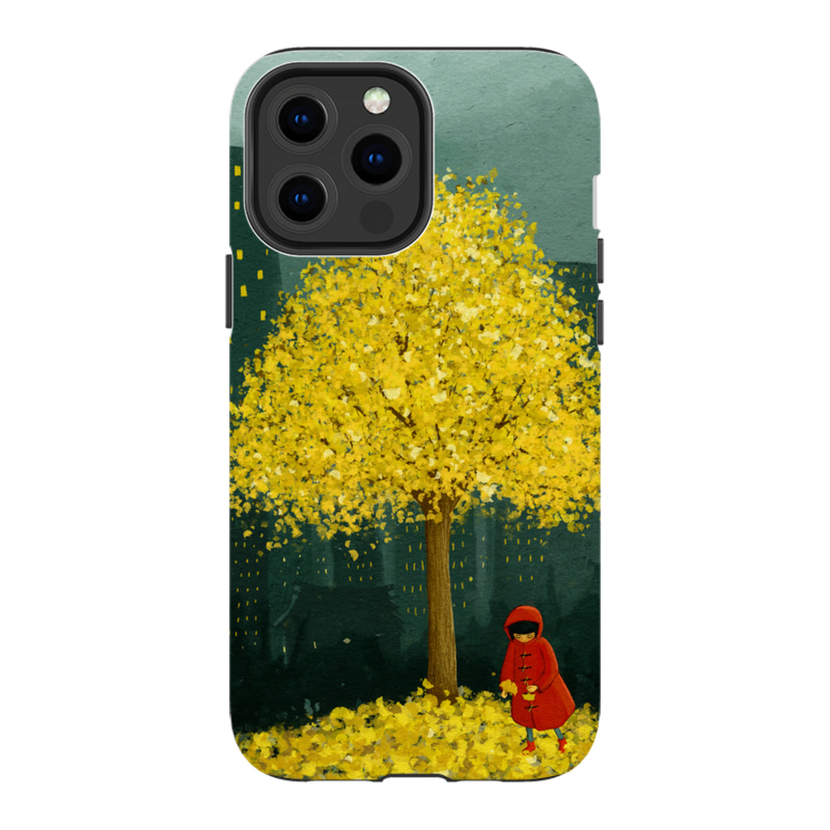 iPhone Tough Case - Gingko Tree By Maja Lindberg
