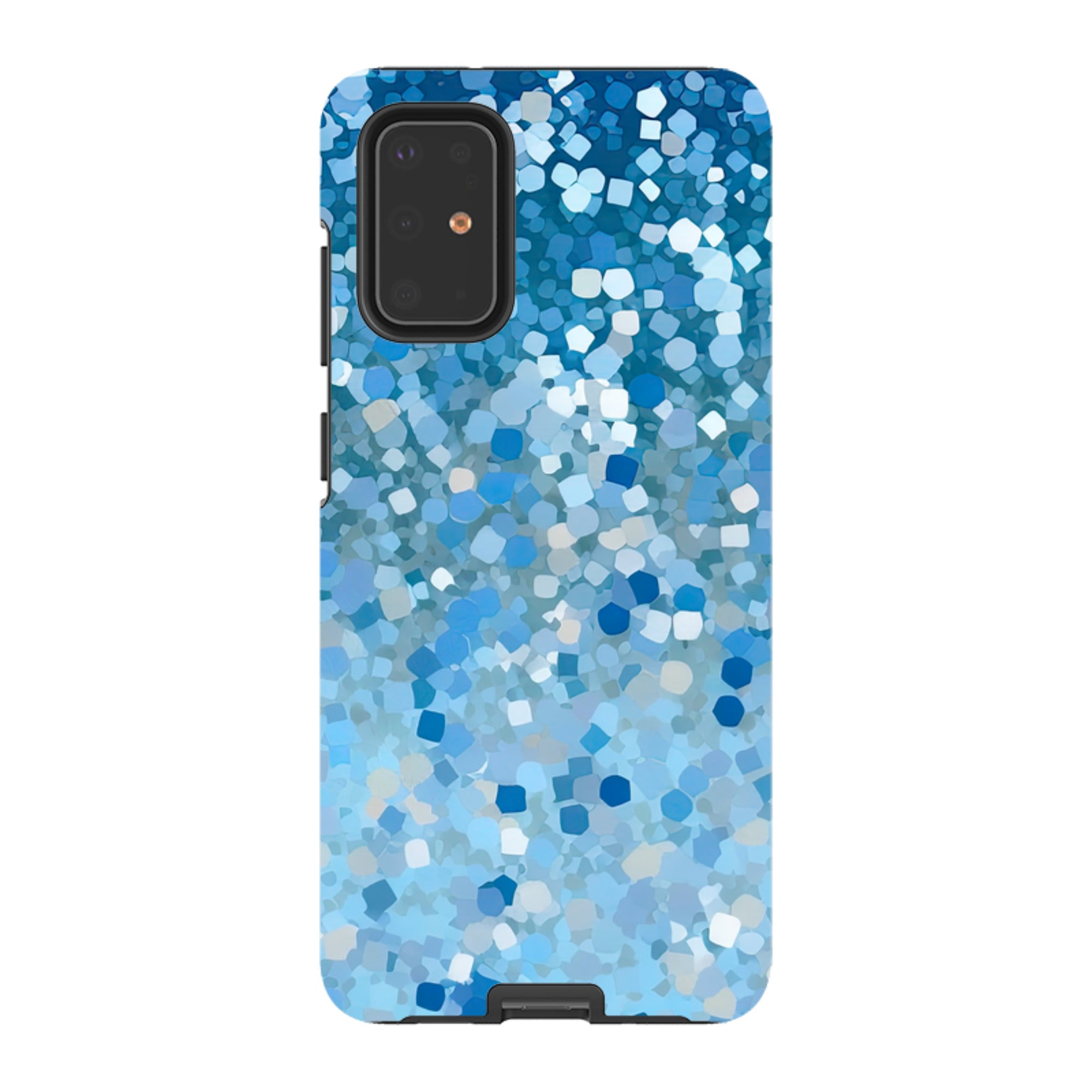 Samsung Tough Case - Blue Glitter II (Case Does Not Glitter)