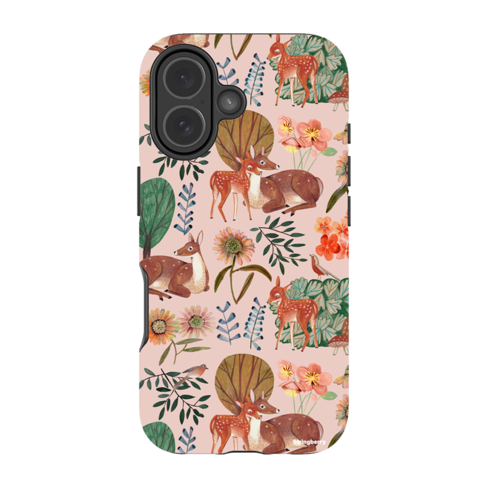 iPhone MagSafe Tough Case -  Deer Pattern By Caroline Bonne Muller