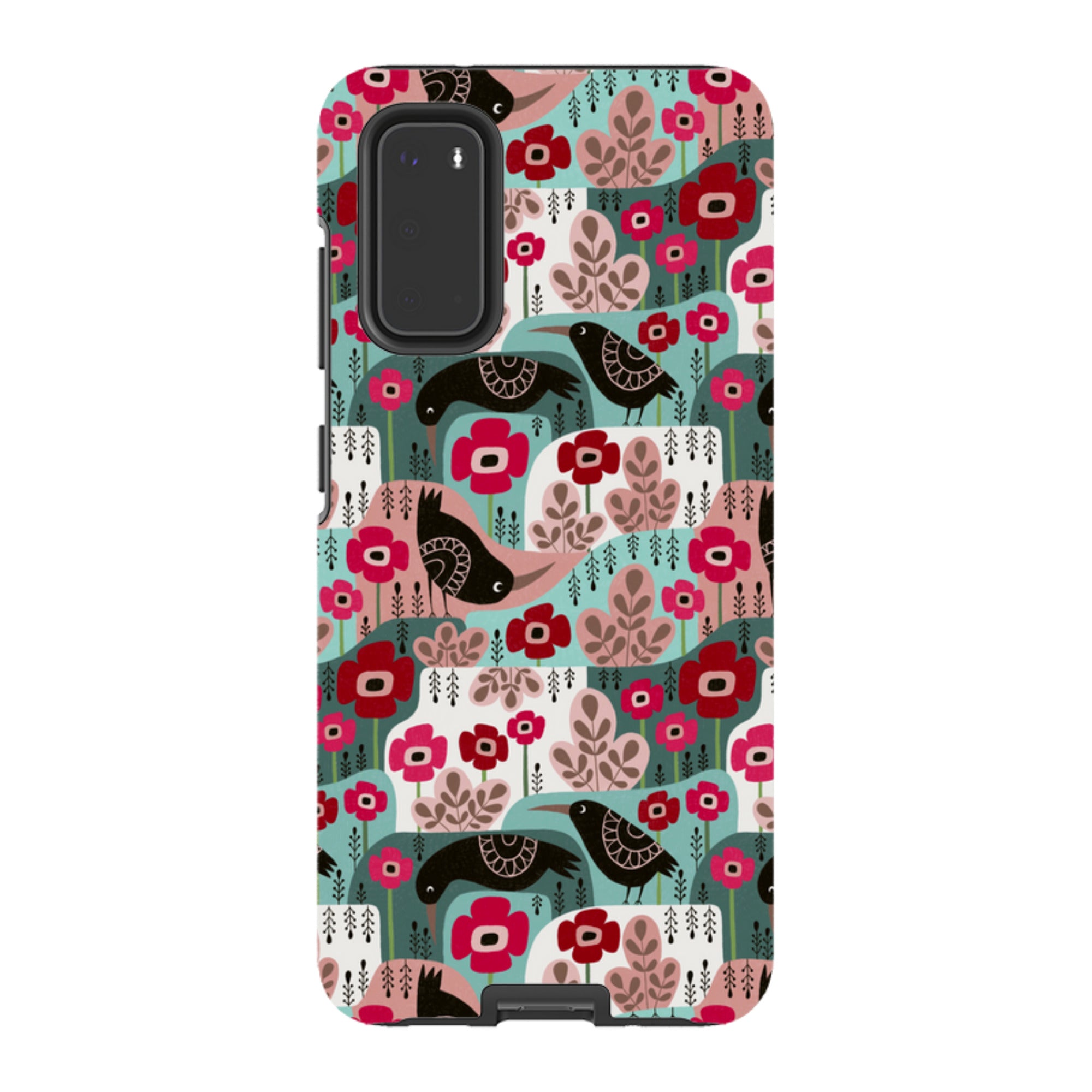 Samsung Tough Case - Poppies And Crow By Suzy Taylor