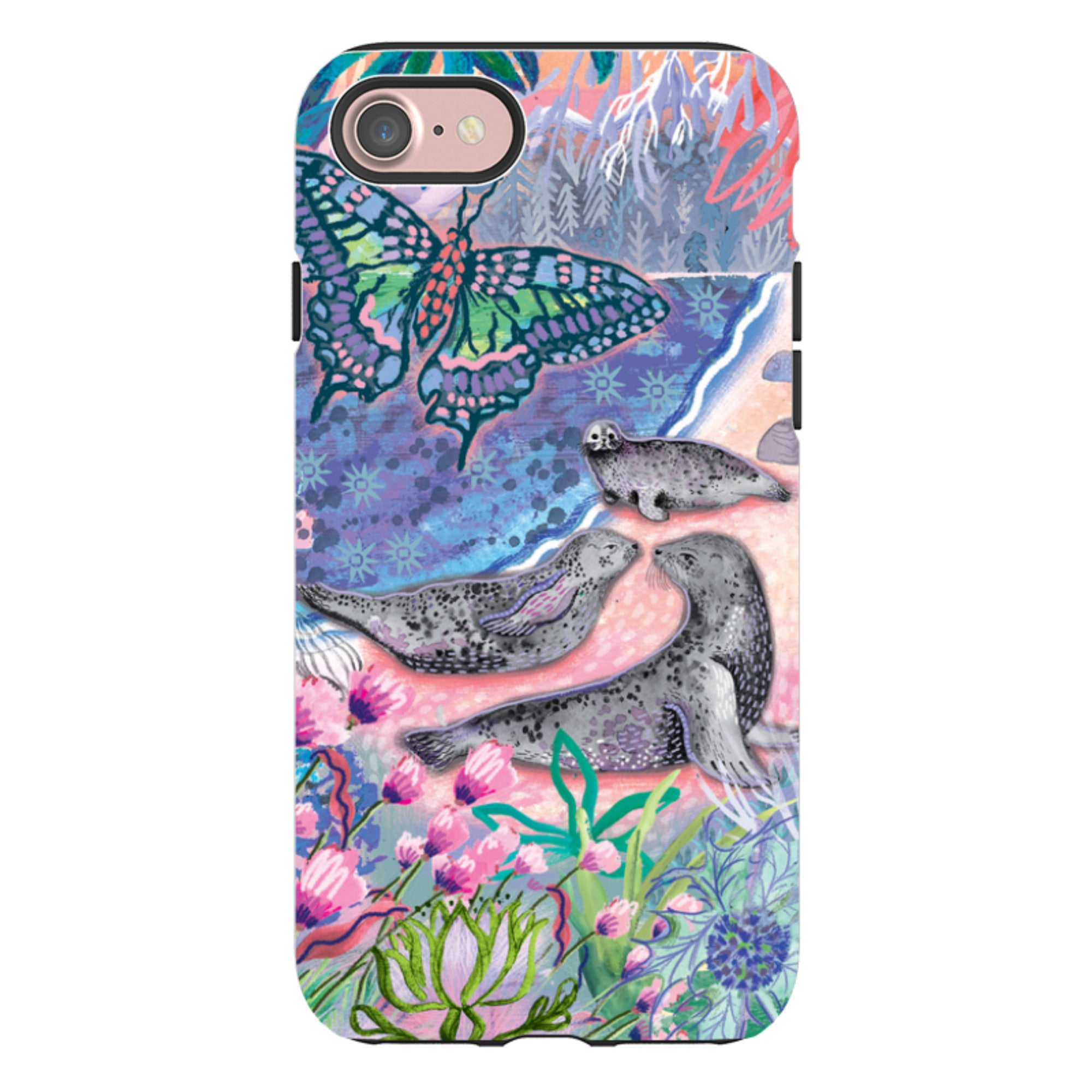 iPhone Case - Scenic Seals Of Norfolk By Emma Frances Grant