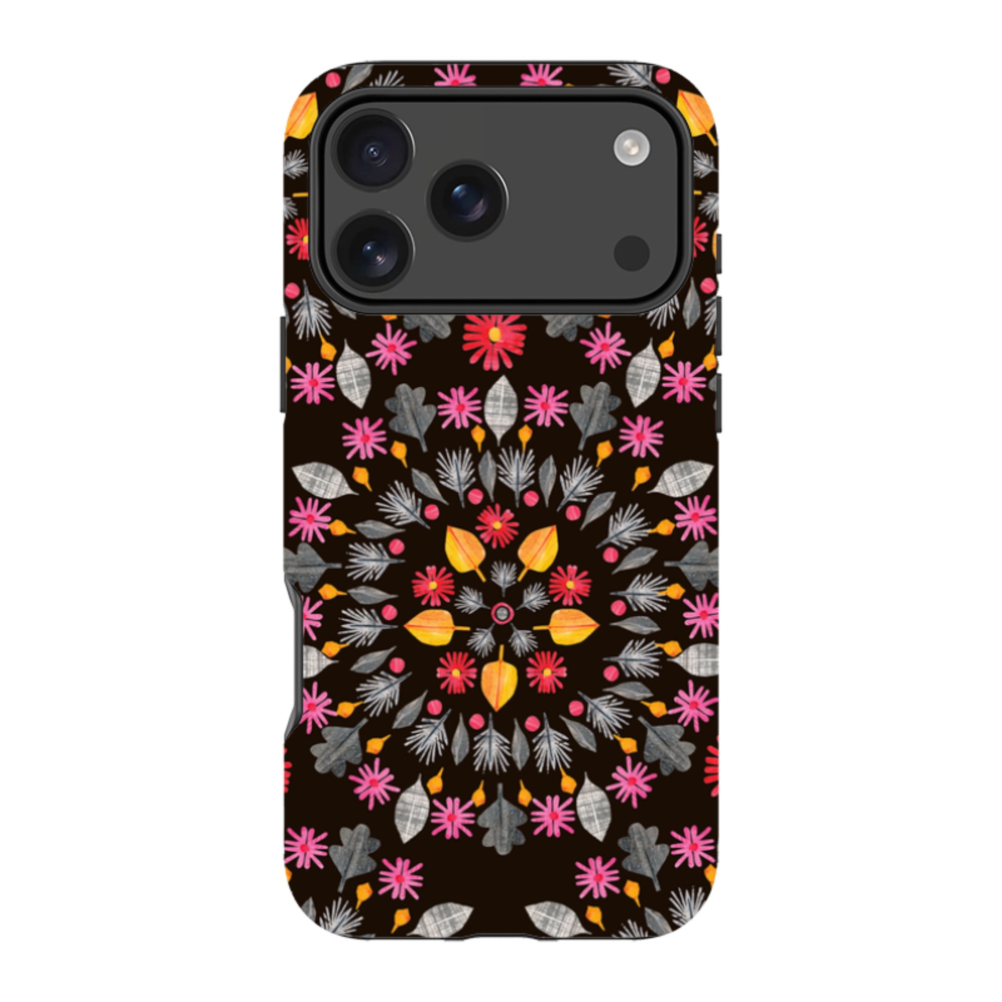 iPhone MagSafe Tough Case - Autumn Mandala By Tracey English