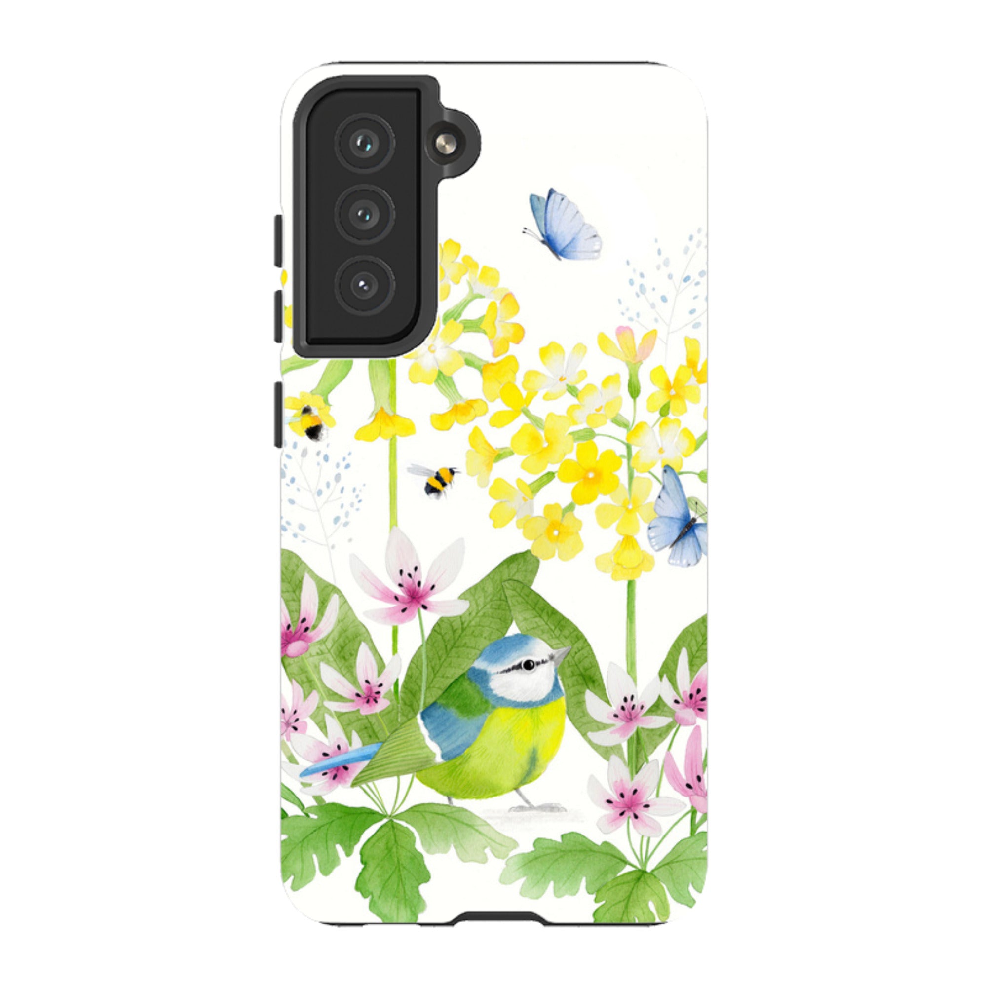 Samsung Tough Case - Blue Tit Garden By Bex Parkin