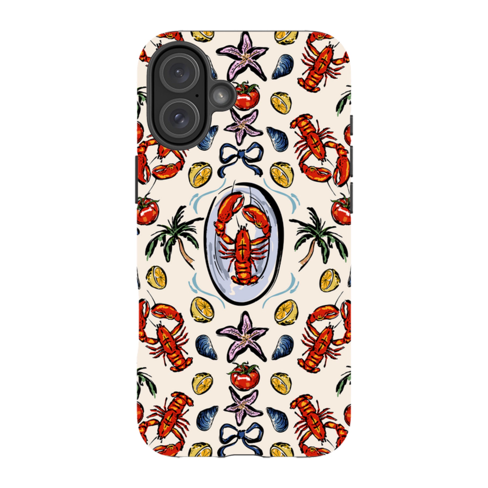 iPhone MagSafe Tough Case - Seafood and Palm Trees