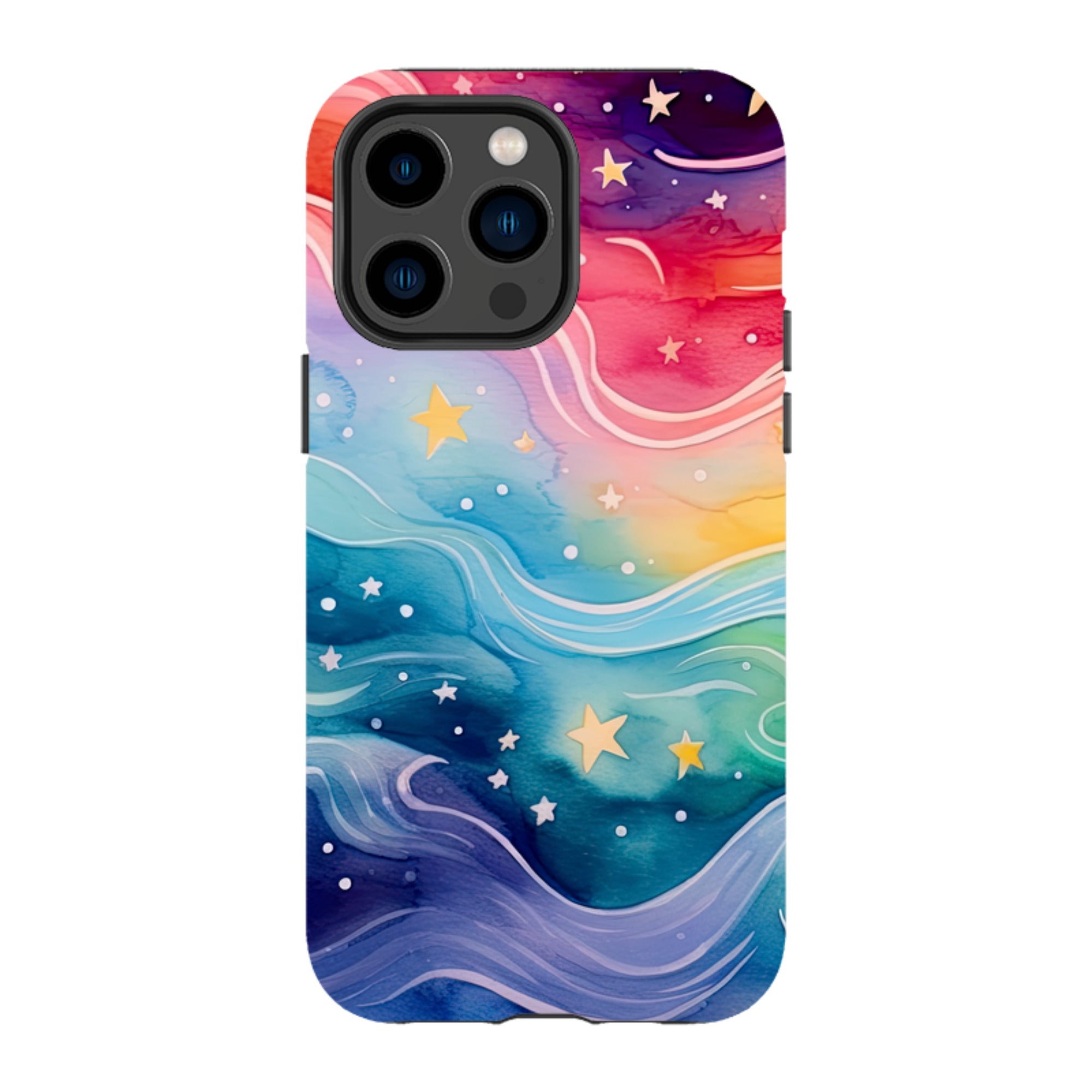 iPhone MagSafe Tough Case - Rainbow Stars IV