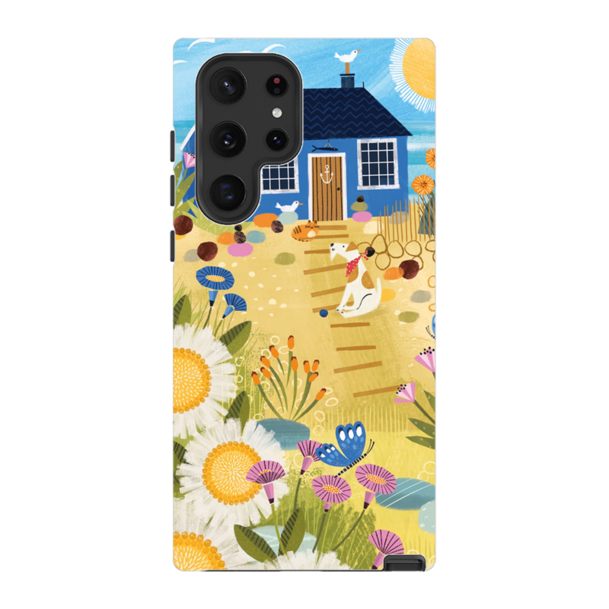 Samsung Tough  Case - Beach House By Ali Brookes