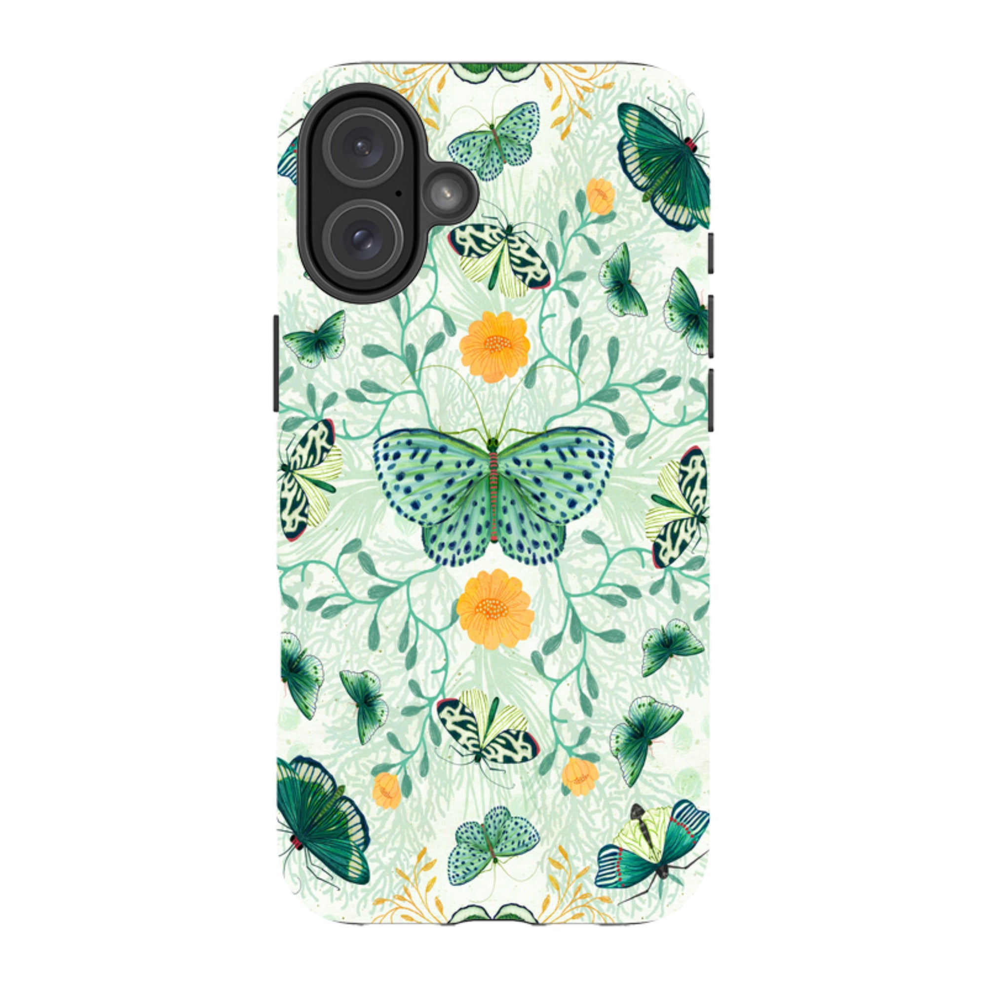 iPhone MagSafe Tough Case - Medium Moths 1 By Katherine Quinn