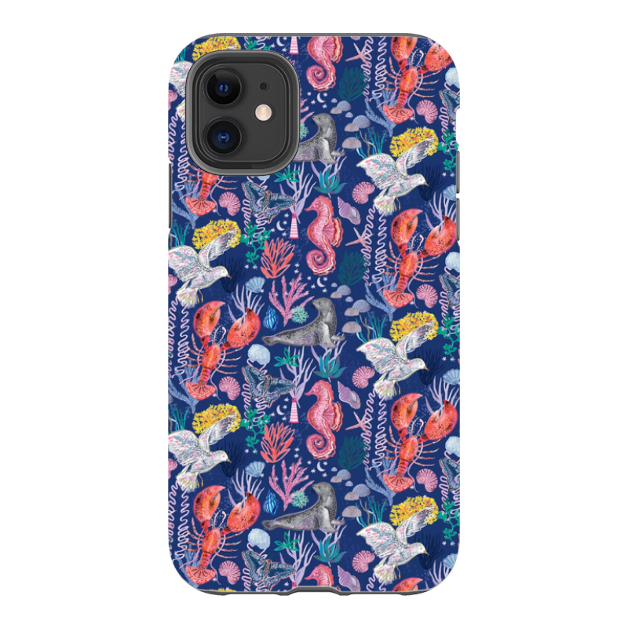 iPhone Case - Coastline Pattern-C By Emma Frances Grant