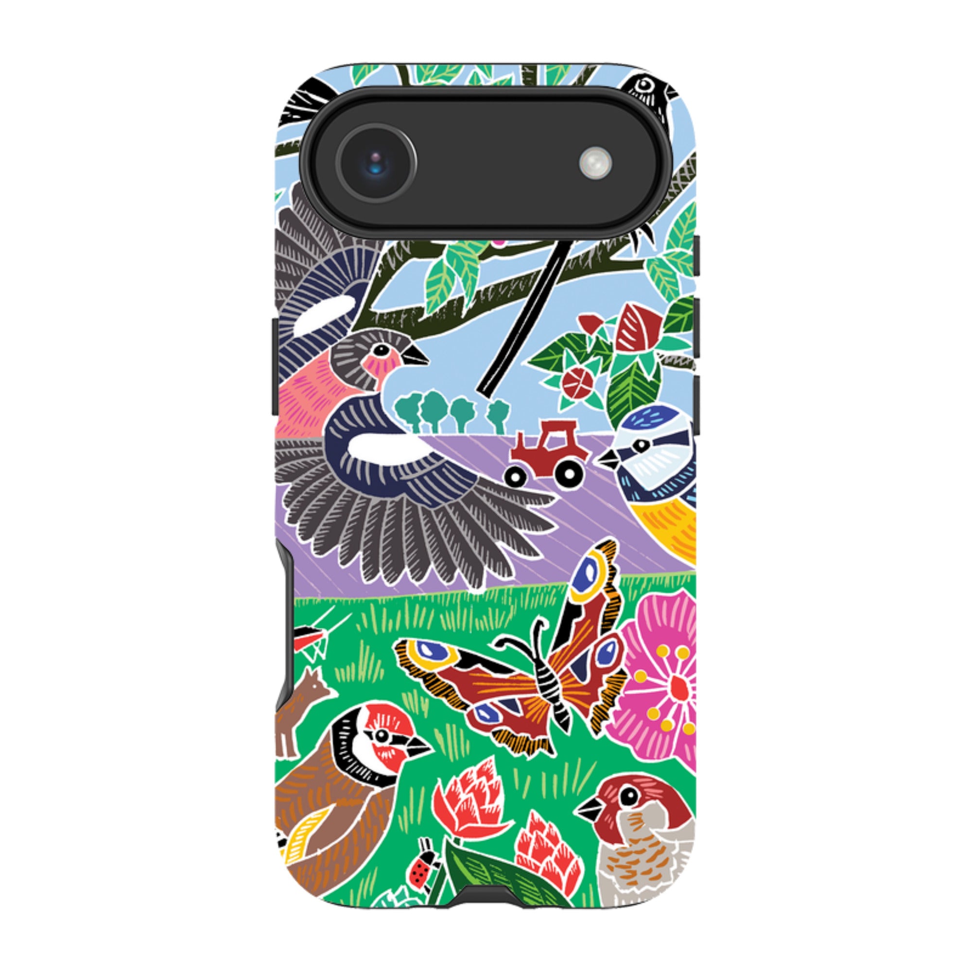 iPhone Tough Case - Garden Bird Jigsaw B By Kate Heiss