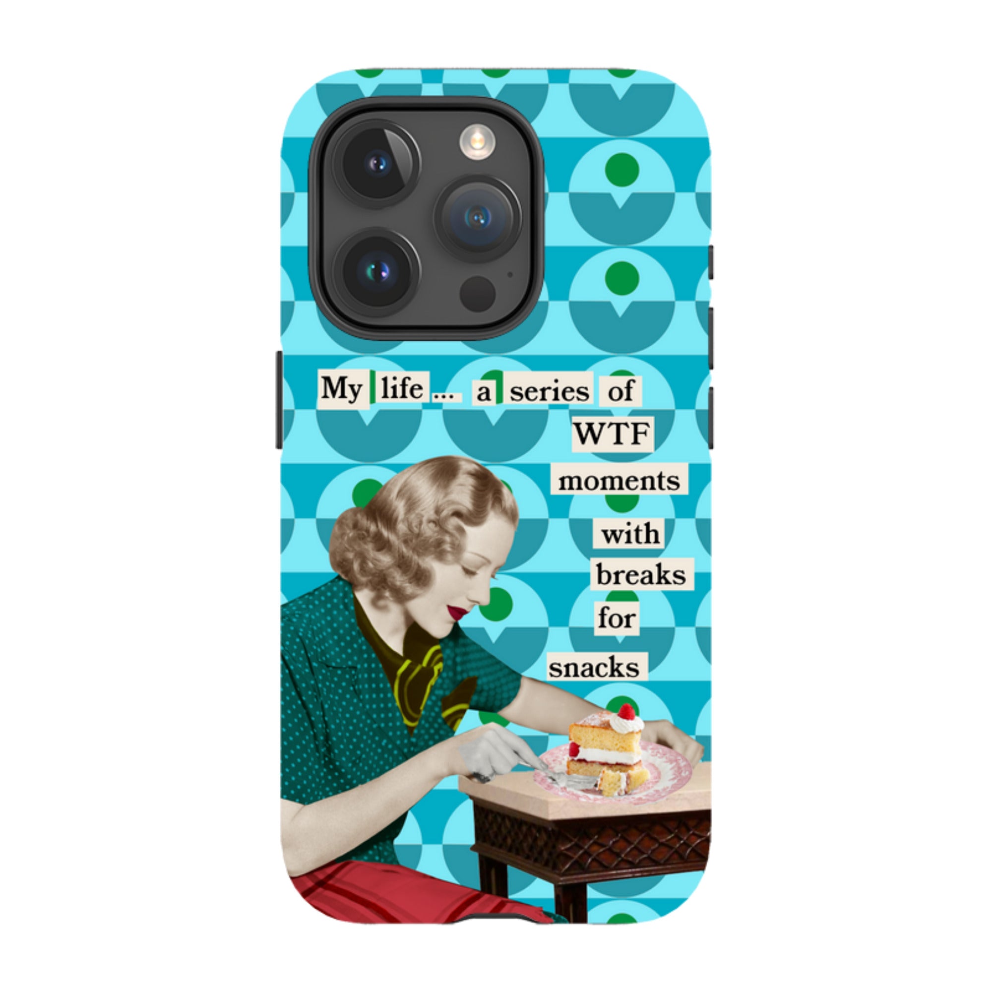iPhone Tough Case - WTF By Clare Jordan