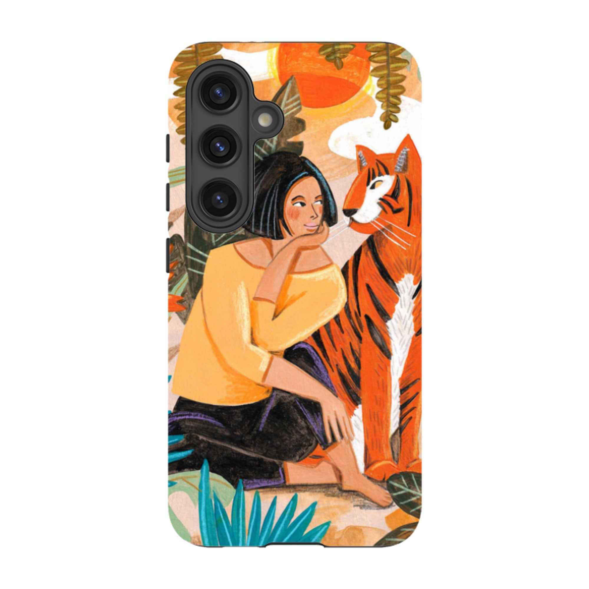 Samsung Tough Case - Hello Tiger By Caroline Bonne Muller