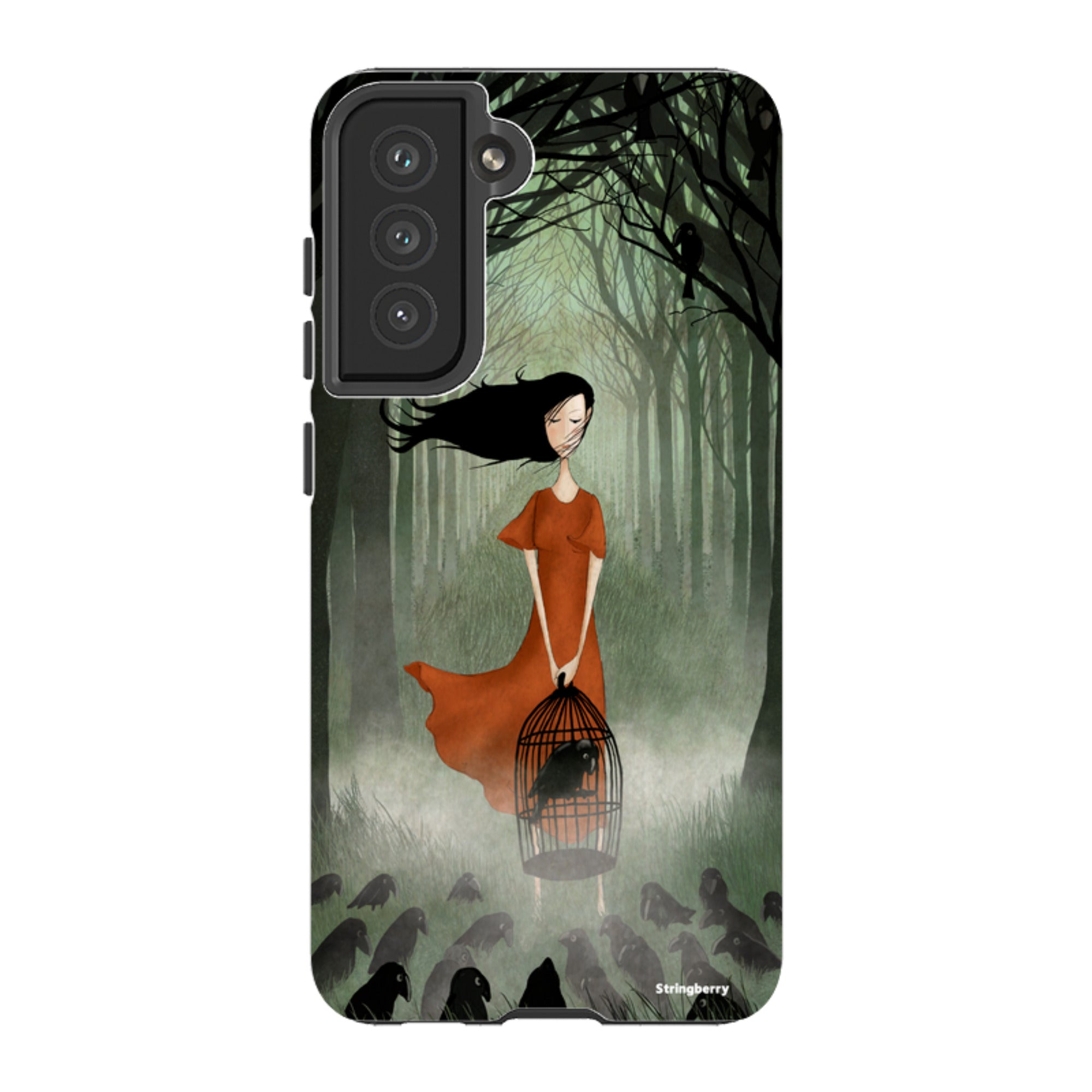 Samsung Tough Case - The Raven Girl By Maja Lindberg
