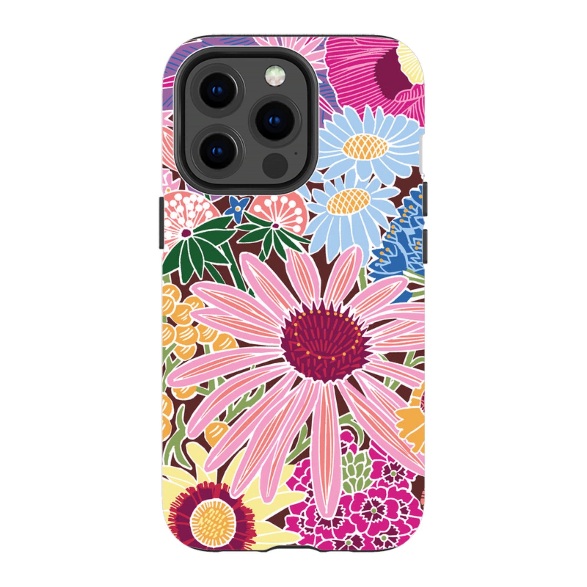 iPhone Tough Case - Jigsaw Floral 1 By Kate Heiss