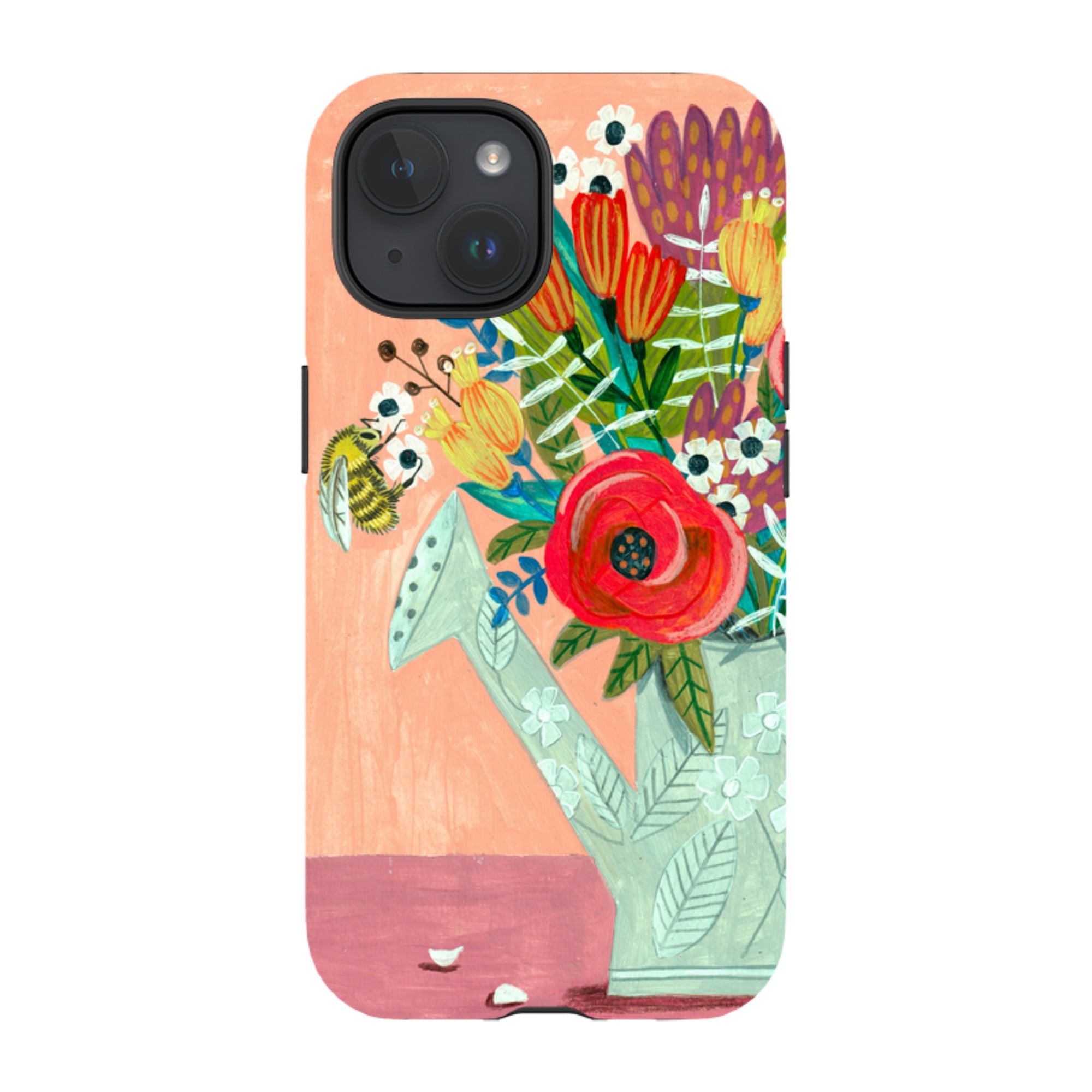 iPhone Tough Case - Watering Can By Caroline Bonne Muller