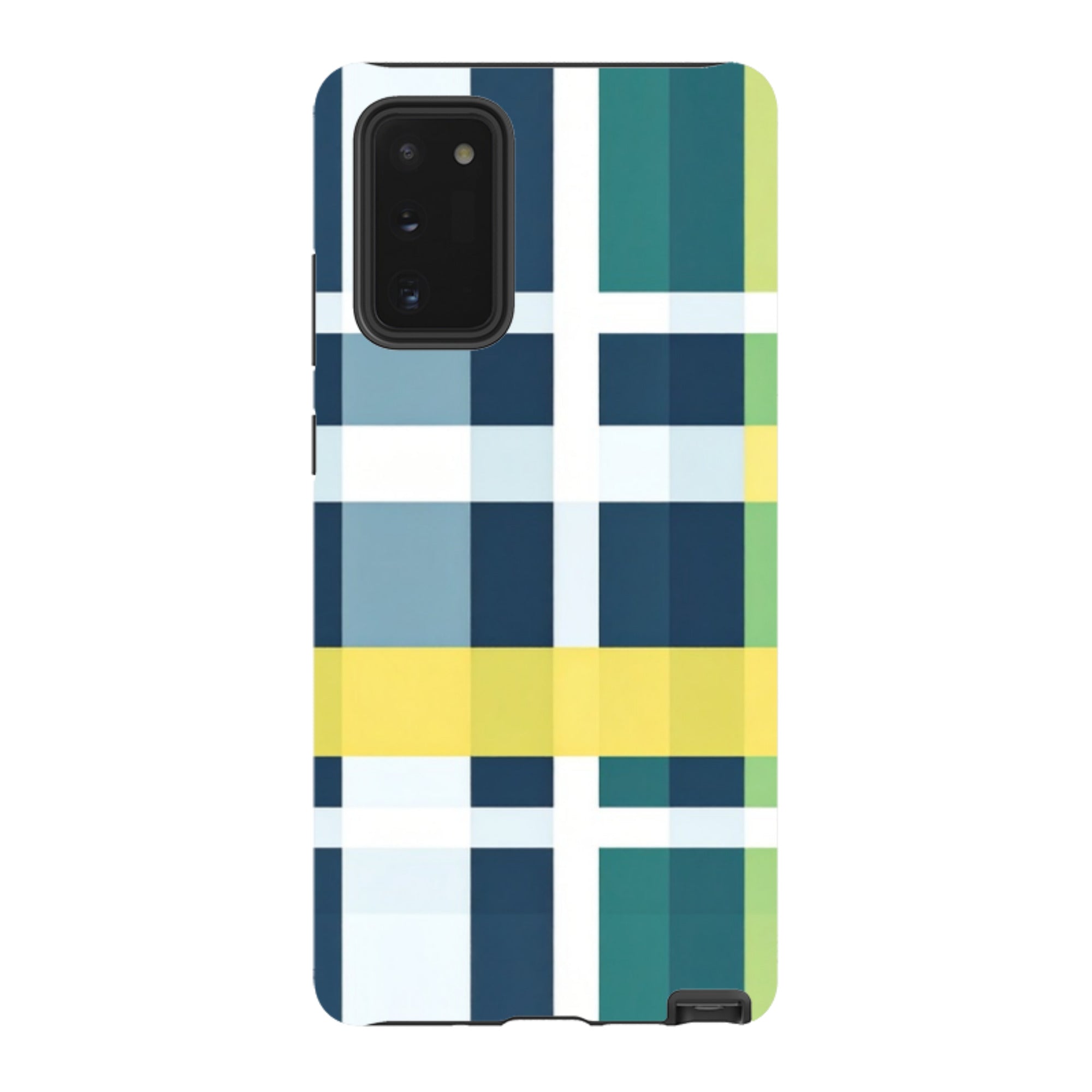 Samsung Tough Case -Forest Gingham