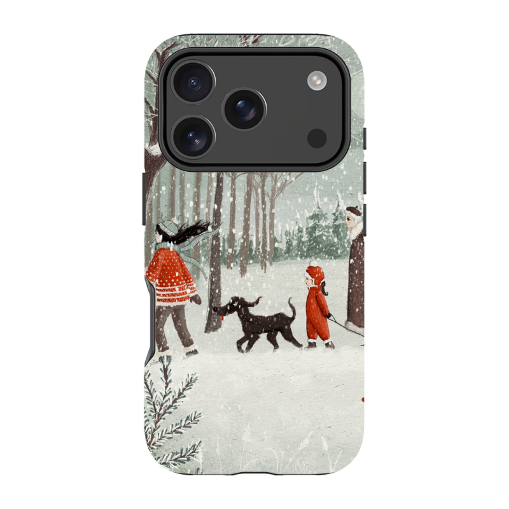 iPhone MagSafe Tough Case -  Winter Walk By Maja Lindberg