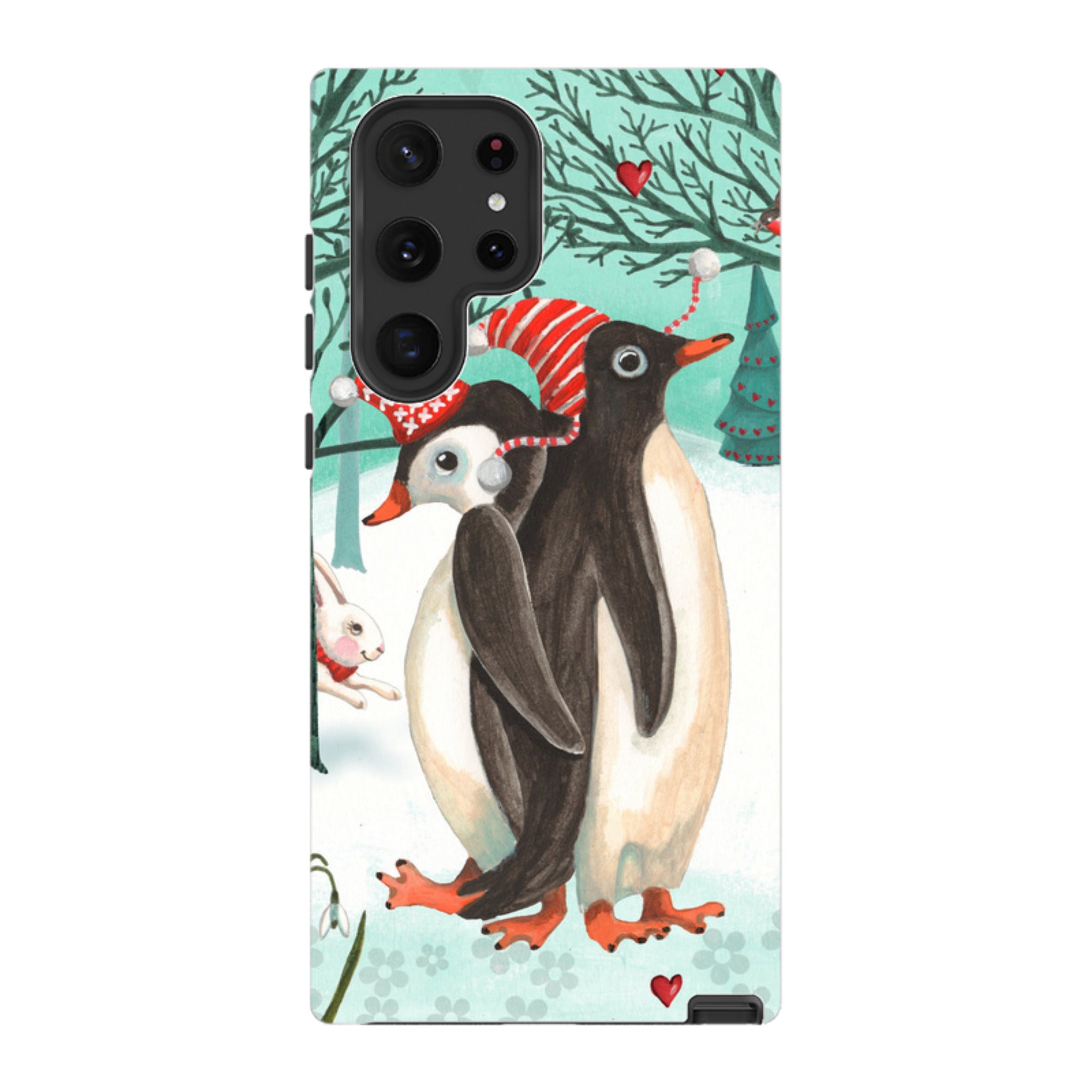 Samsung Tough Case - Winter Together By Caroline Bonne Muller