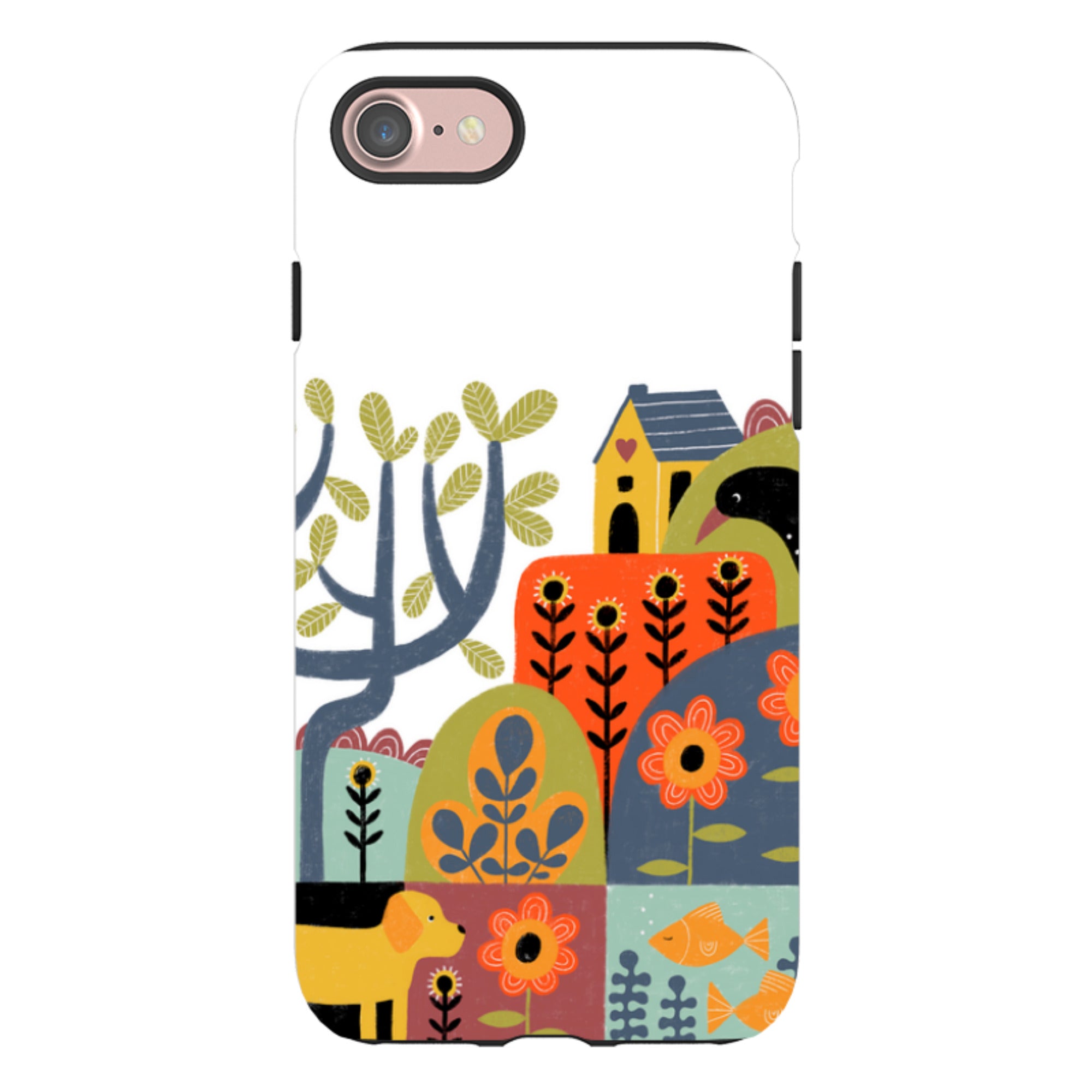 iPhone Tough Case - Folkscape By Suzy Taylor