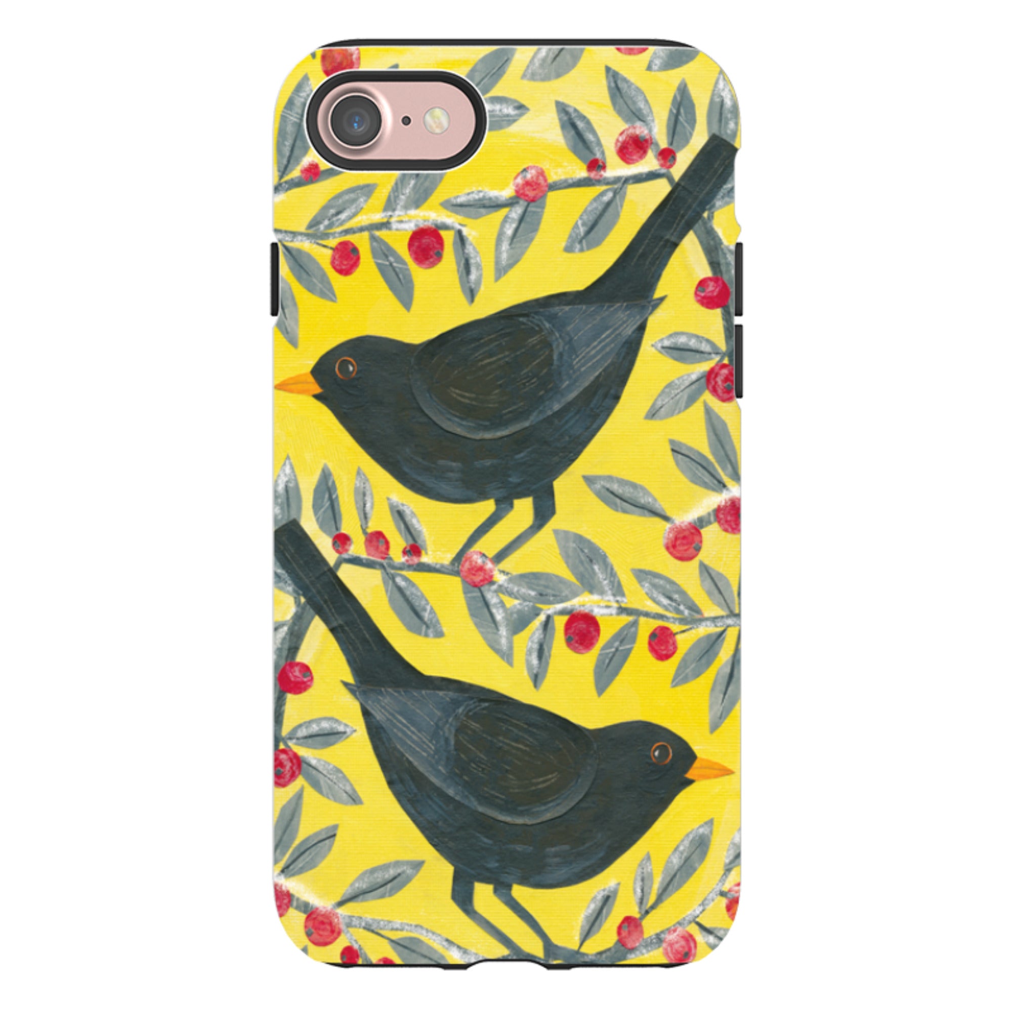iPhone Tough Case - Blackbird By Tracey English
