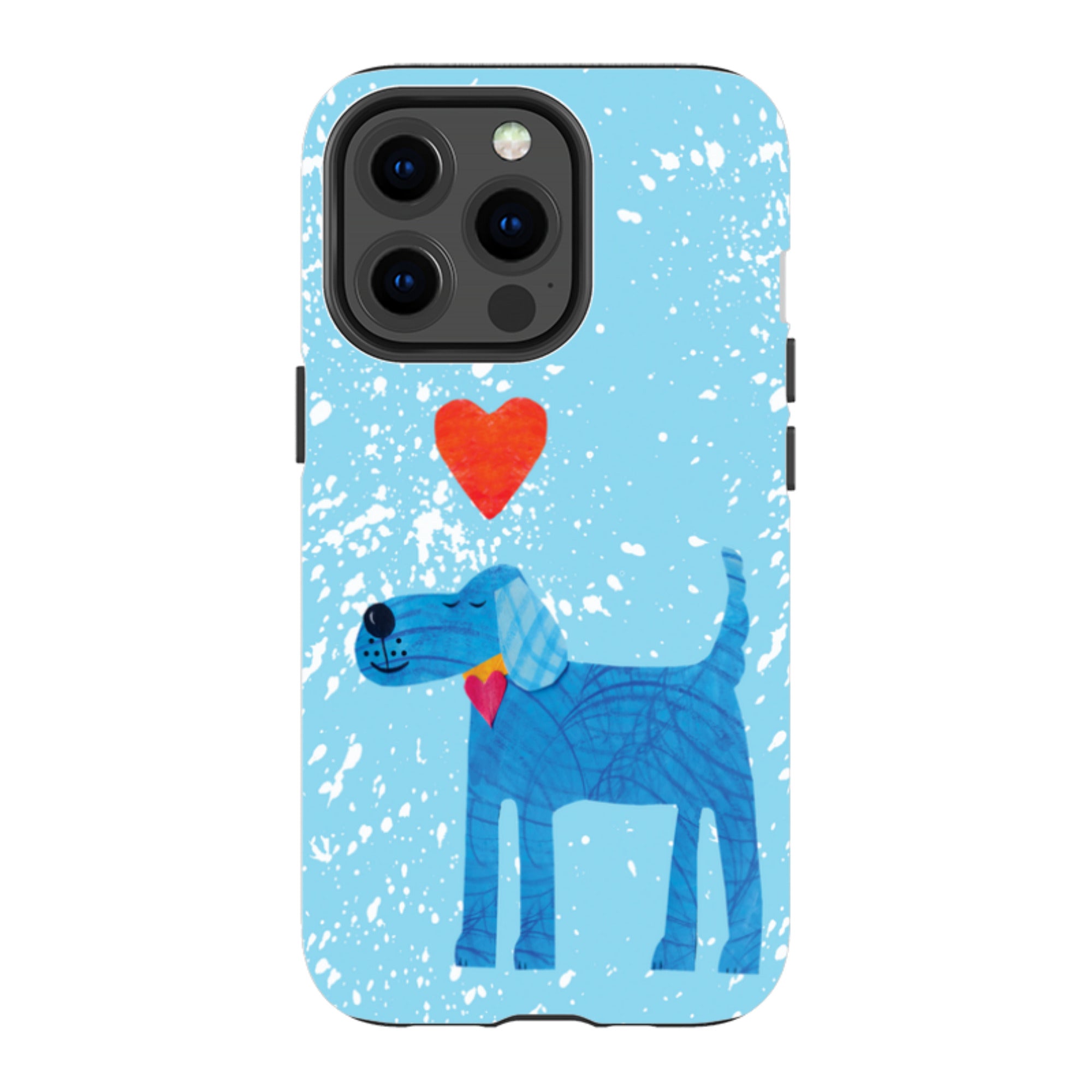 iPhone MagSafe Tough Case - Blue Dog By Tracey English