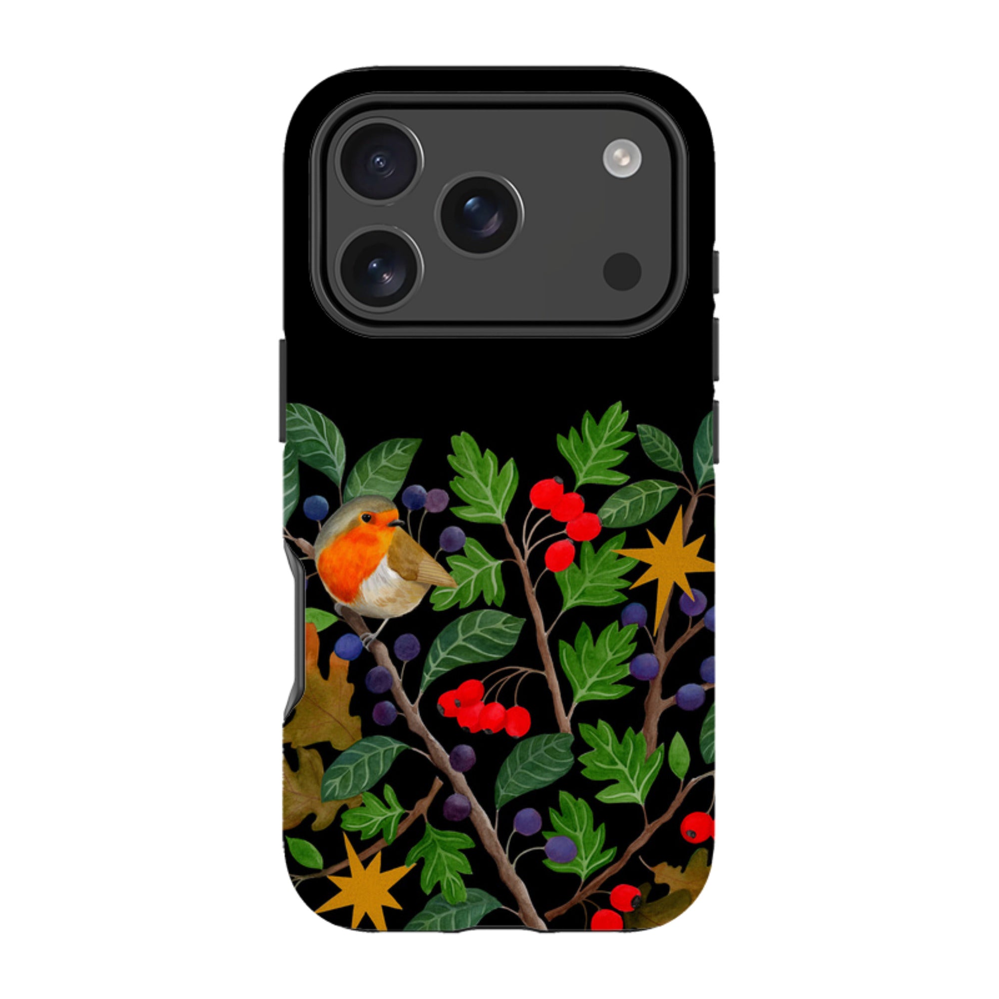 iPhone Tough Case - Sloe Robin By Bex Parkin