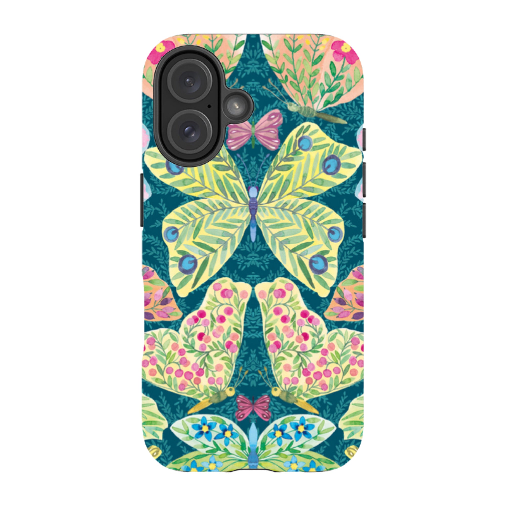 iPhone Tough Case - Butterflies By Elisabeth Haager