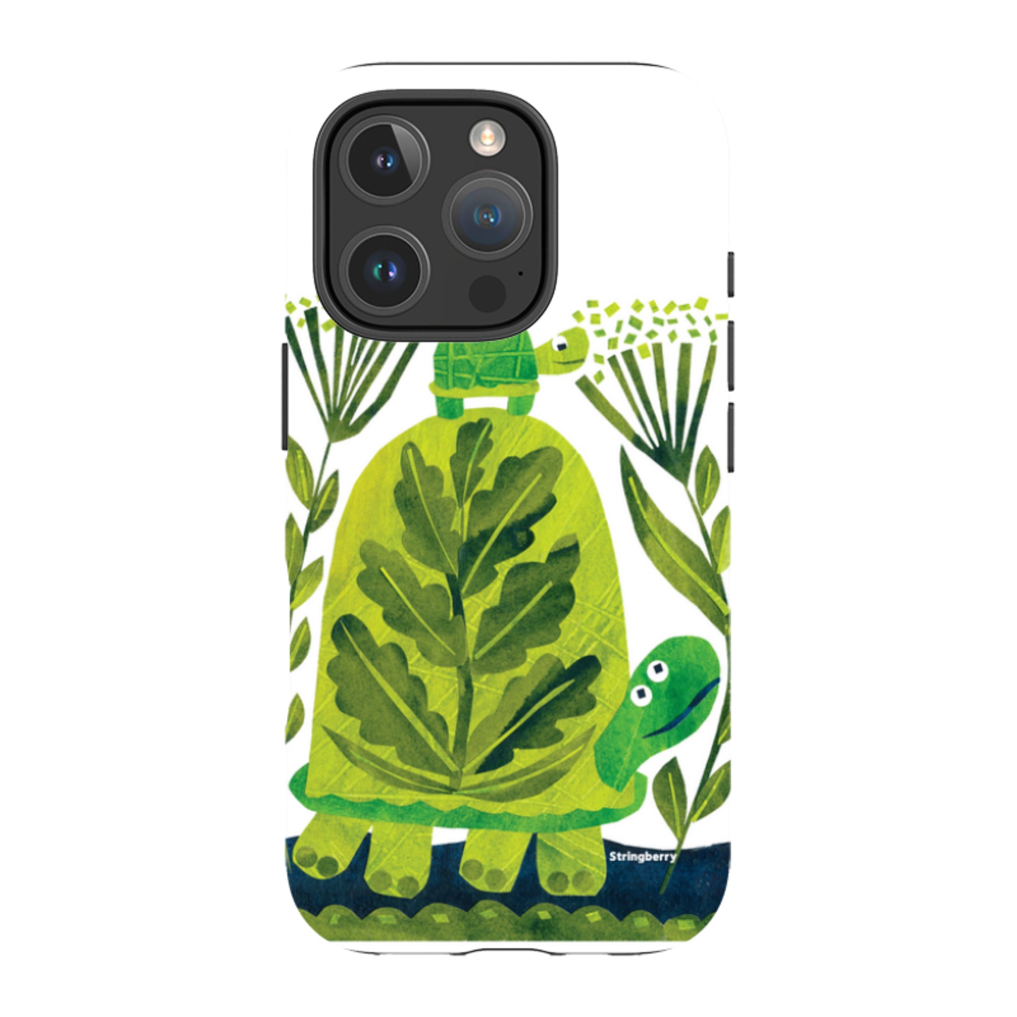 iPhone MagSafe Tough Case - Folk Tortoise By Tracey English