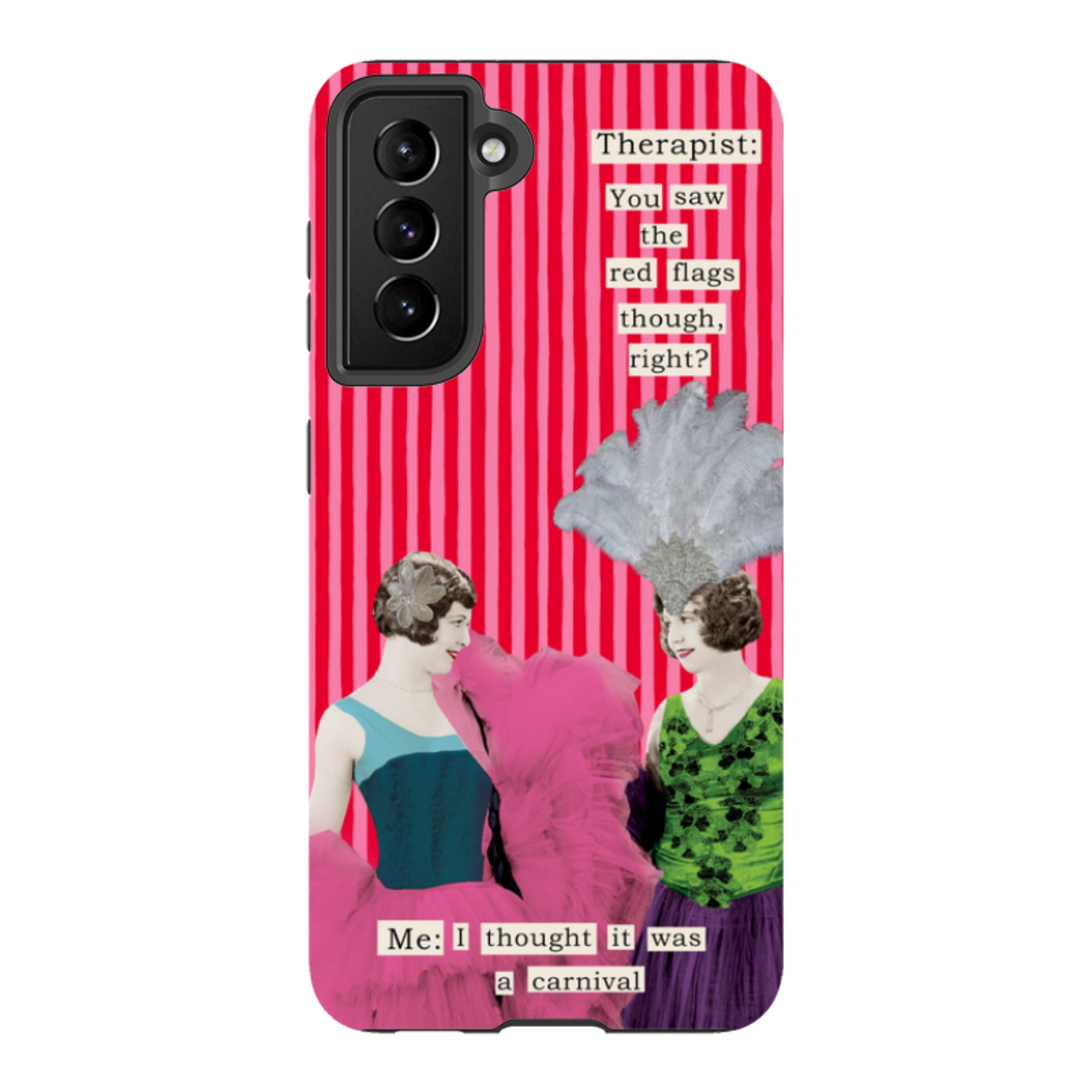 Samsung Tough Case - Therapist Red Flag By Clare Jordan