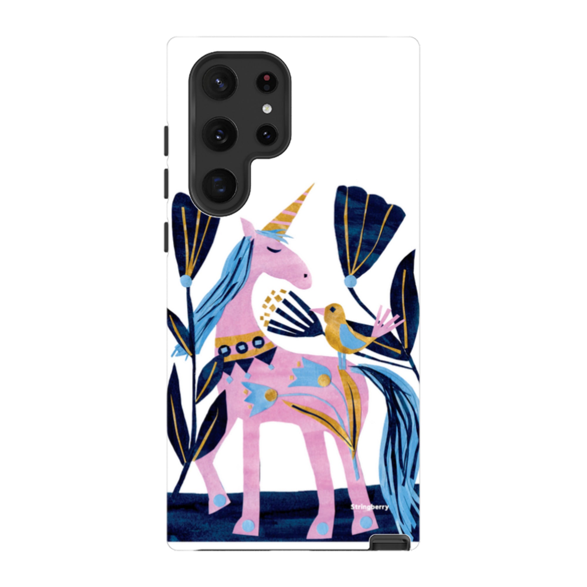 Samsung Tough Case - Lilac Unicorn By Tracey English