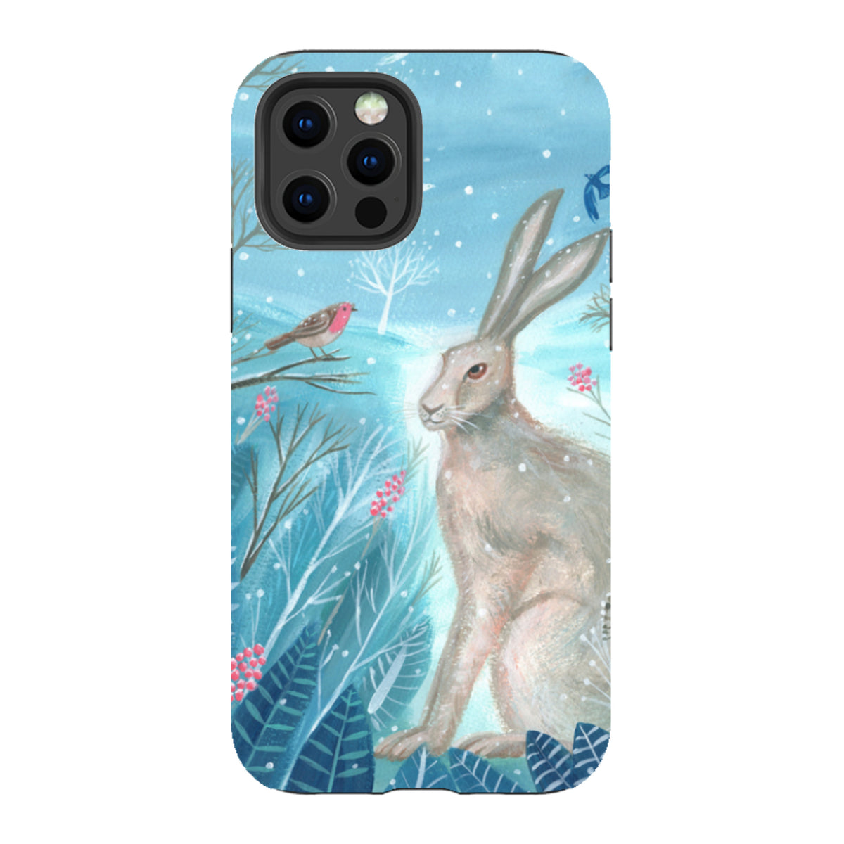 iPhone Tough Case - Winter Hare By Mary Stubberfield