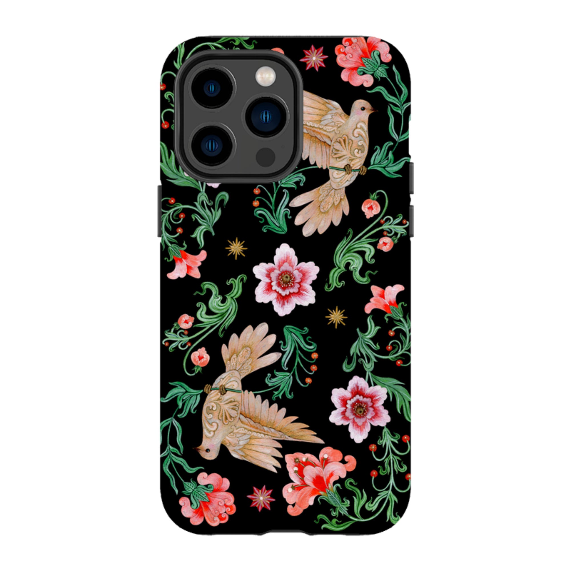 iPhone Tough  Case - Two Turtle Doves By Maria Matos