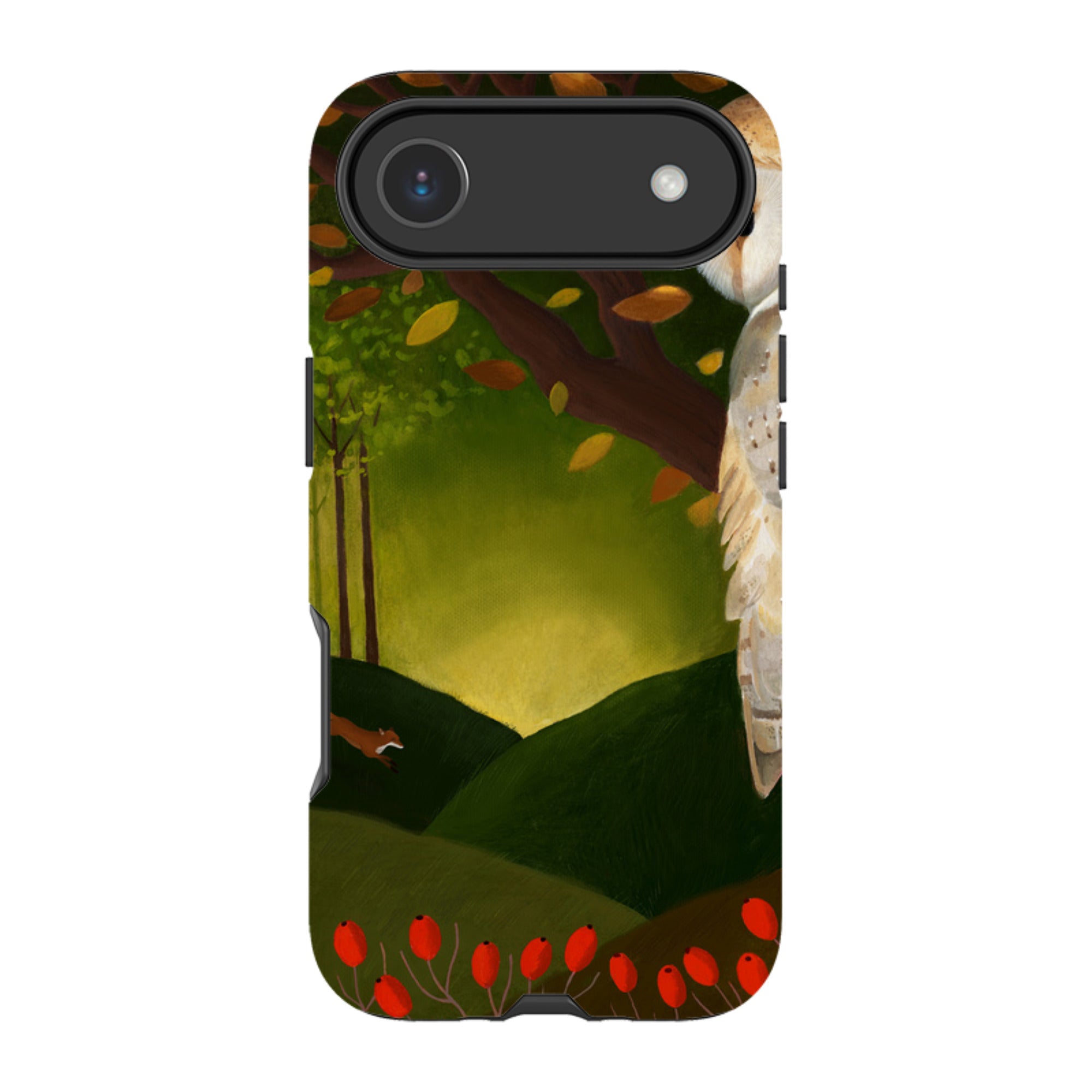 iPhone Tough Case - Autumn Owl And Fox By Bex Parkin